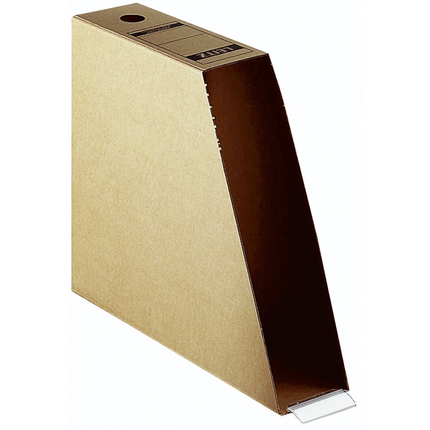 Leitz Stehsammler 8 x 32,5 x 27 cm (B x H x T) DIN A4 Werkstoff: Wellpappe recycelt/Natronpapier, kaschiert naturbraun