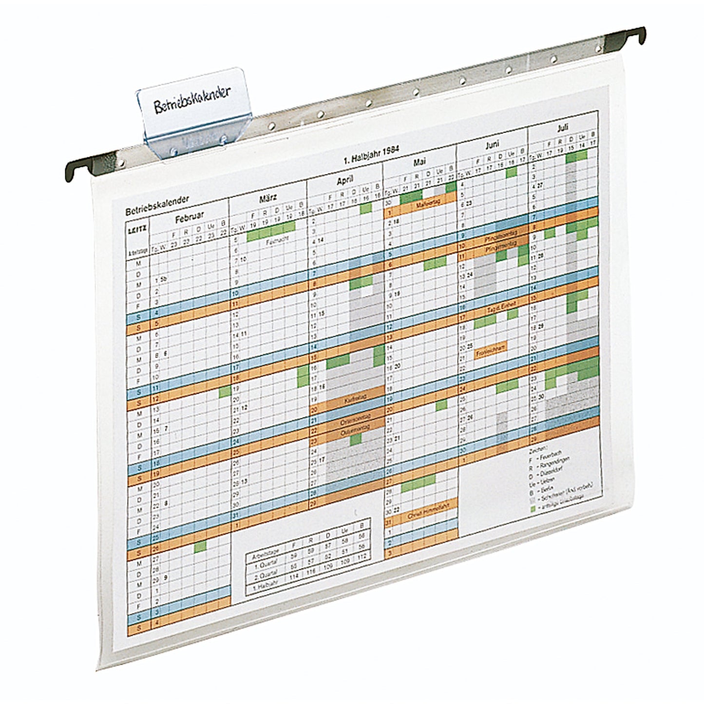 Leitz Hängetasche ALPHA® DIN A4 PVC/Weichfolie transparent