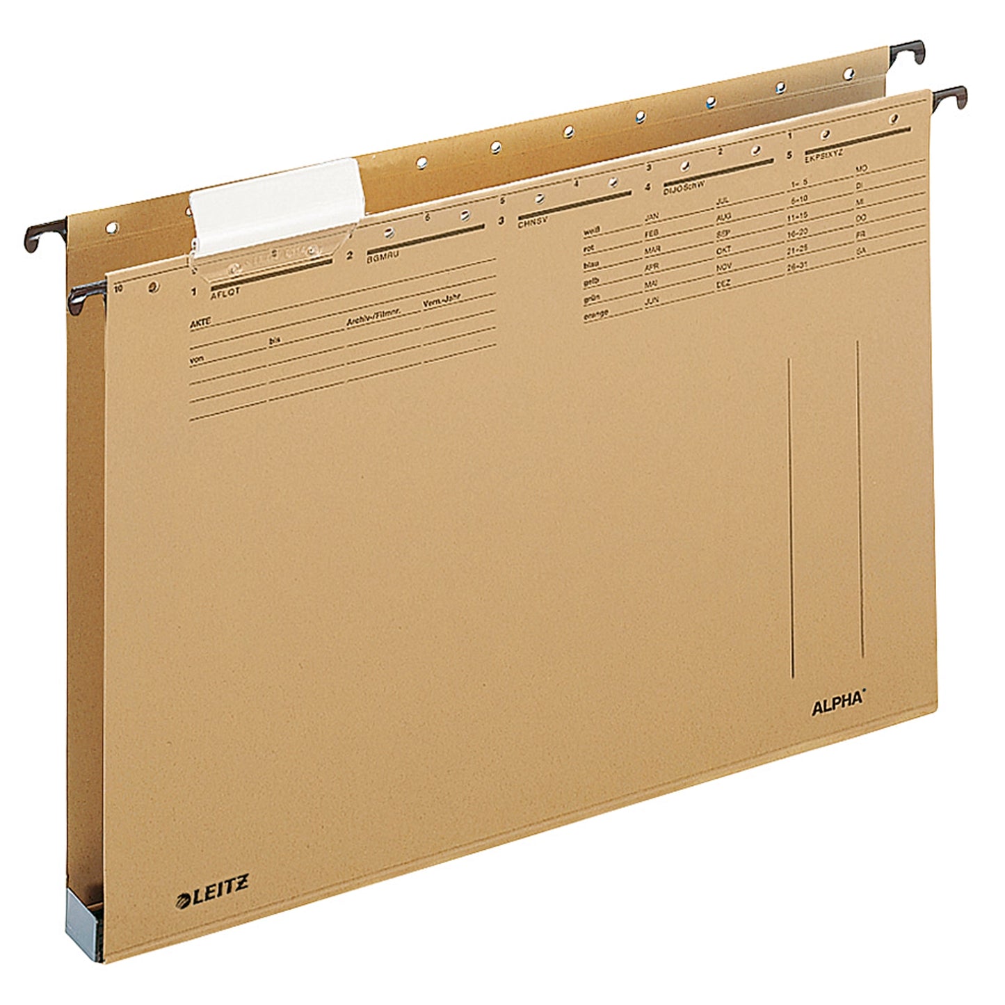 Leitz Hängesammler ALPHA® DIN A4 Natronkarton, 100 % recycelt naturbraun