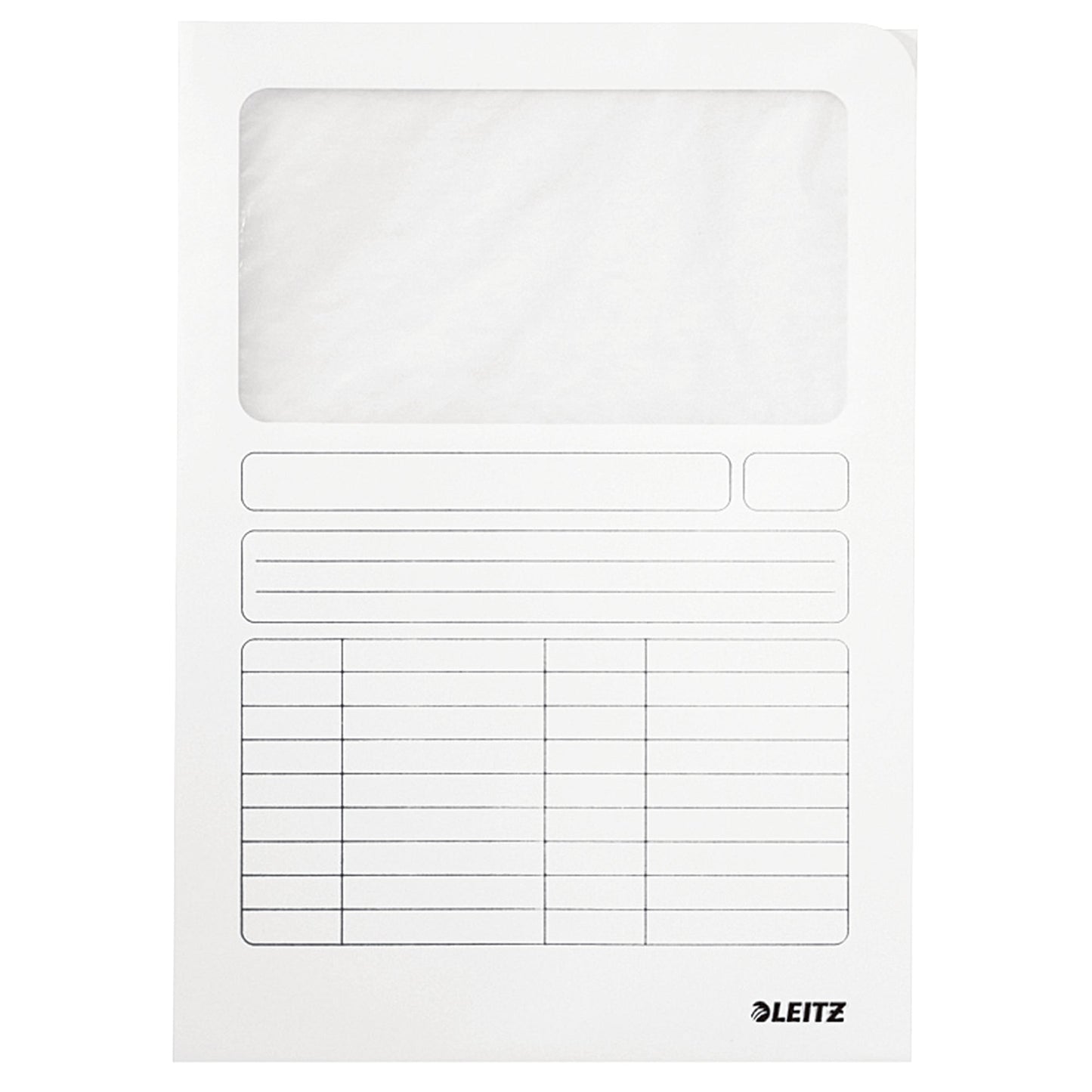 Leitz Sichtmappe DIN A4 160g/m² Manilakarton, recycelt weiß 100 St./Pack.