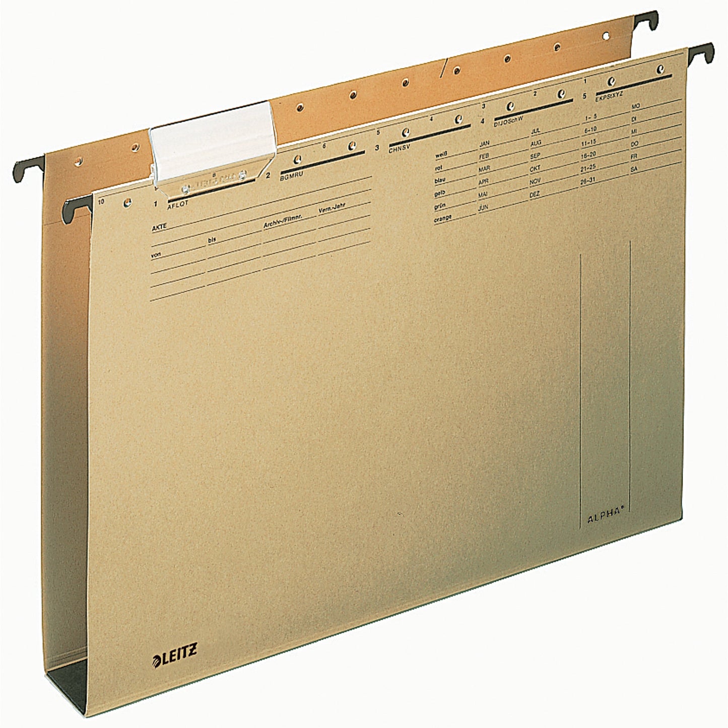 Leitz Hängesammler ALPHA® DIN A4 Natronkarton, 100 % recycelt naturbraun