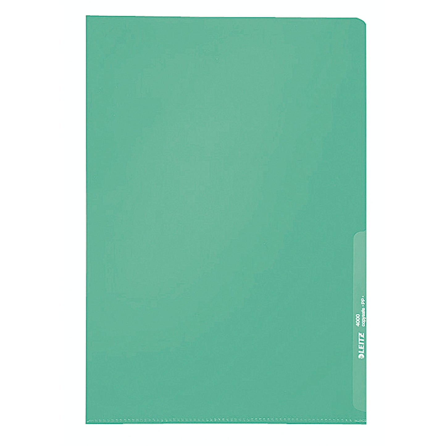 Leitz Sichthülle Standard DIN A4 130µm oben, rechts offen dokumentenecht Polypropylenfolie grün genarbt 100 St./Pack.