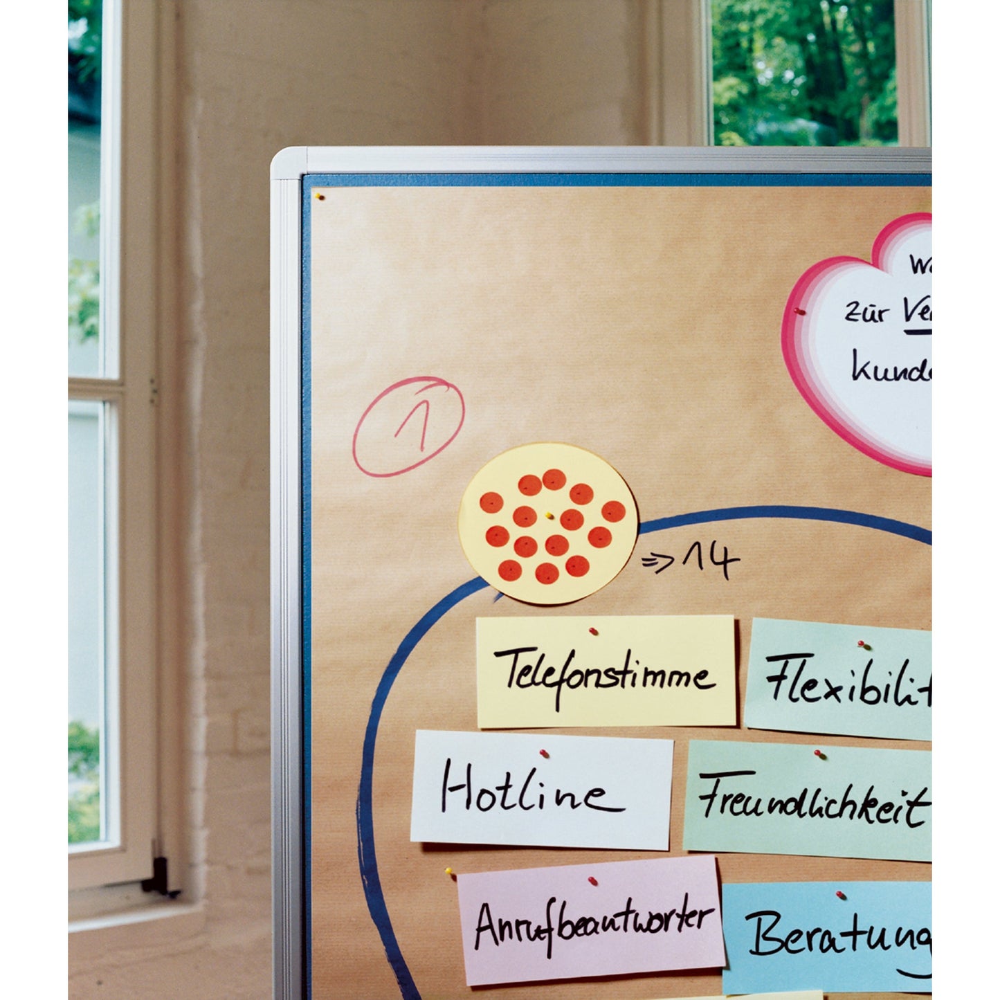 Legamaster Moderationspapier 116 x 140 cm (B x H) 80g/m² braun 100 Bl./Pack.