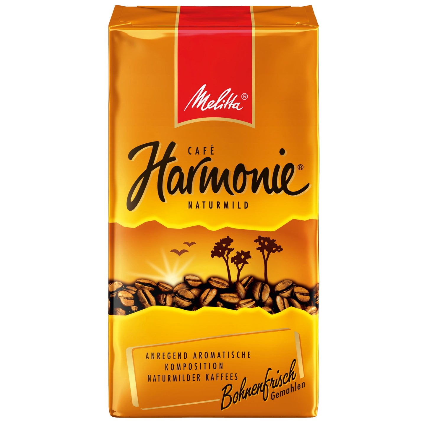 Melitta Kaffee Harmonie® naturmild gemahlen 500 g/Pack.
