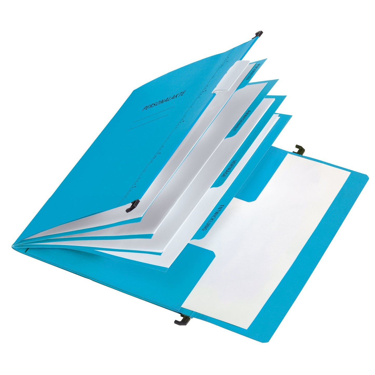 PAGNA Personalmappe DIN A4 240g/m² mit Organisationsaufdruck Karton blau