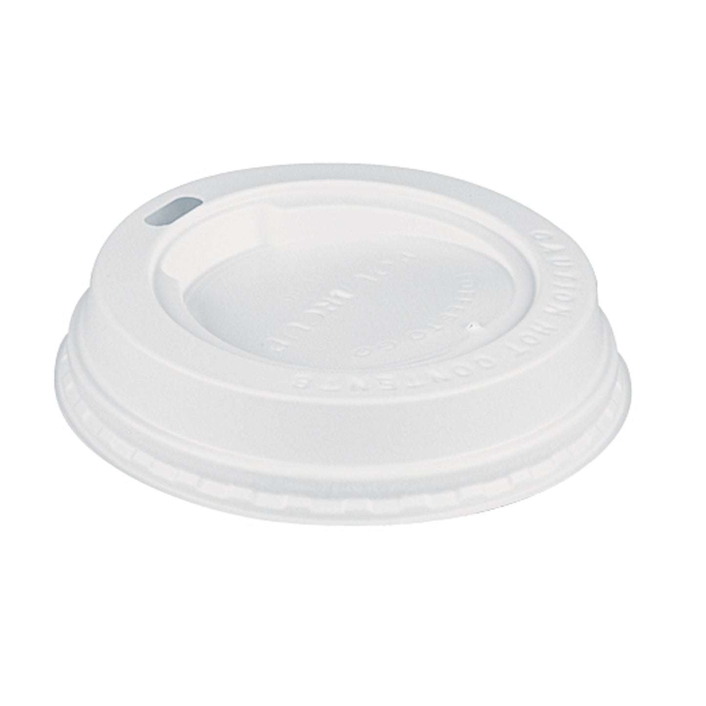 PAPSTAR Trinkbecherdeckel Einweg 8 x 2 cm (Ø x H) Polystyrol weiß 100 St./Pack.