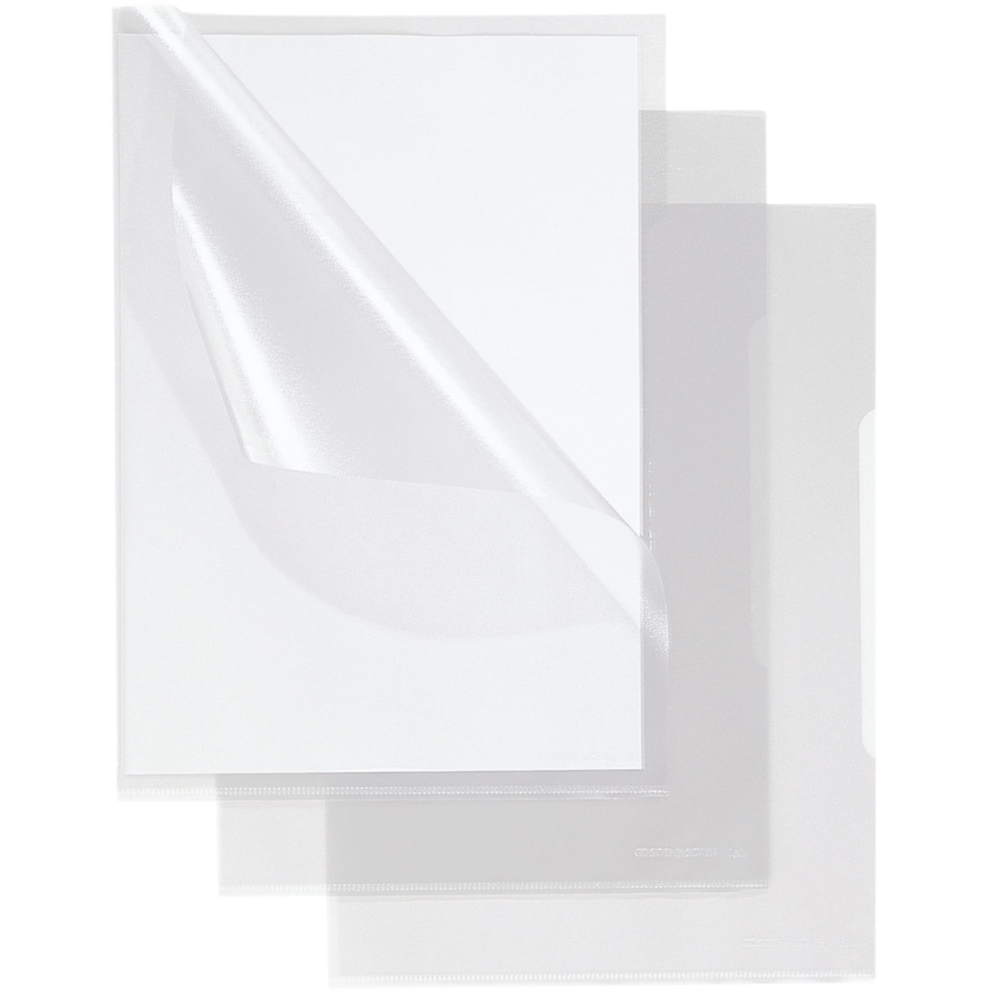 Soennecken Sichthülle DIN A4 120µm oben, rechts offen dokumentenecht Polypropylen transparent genarbt 100 St./Pack.