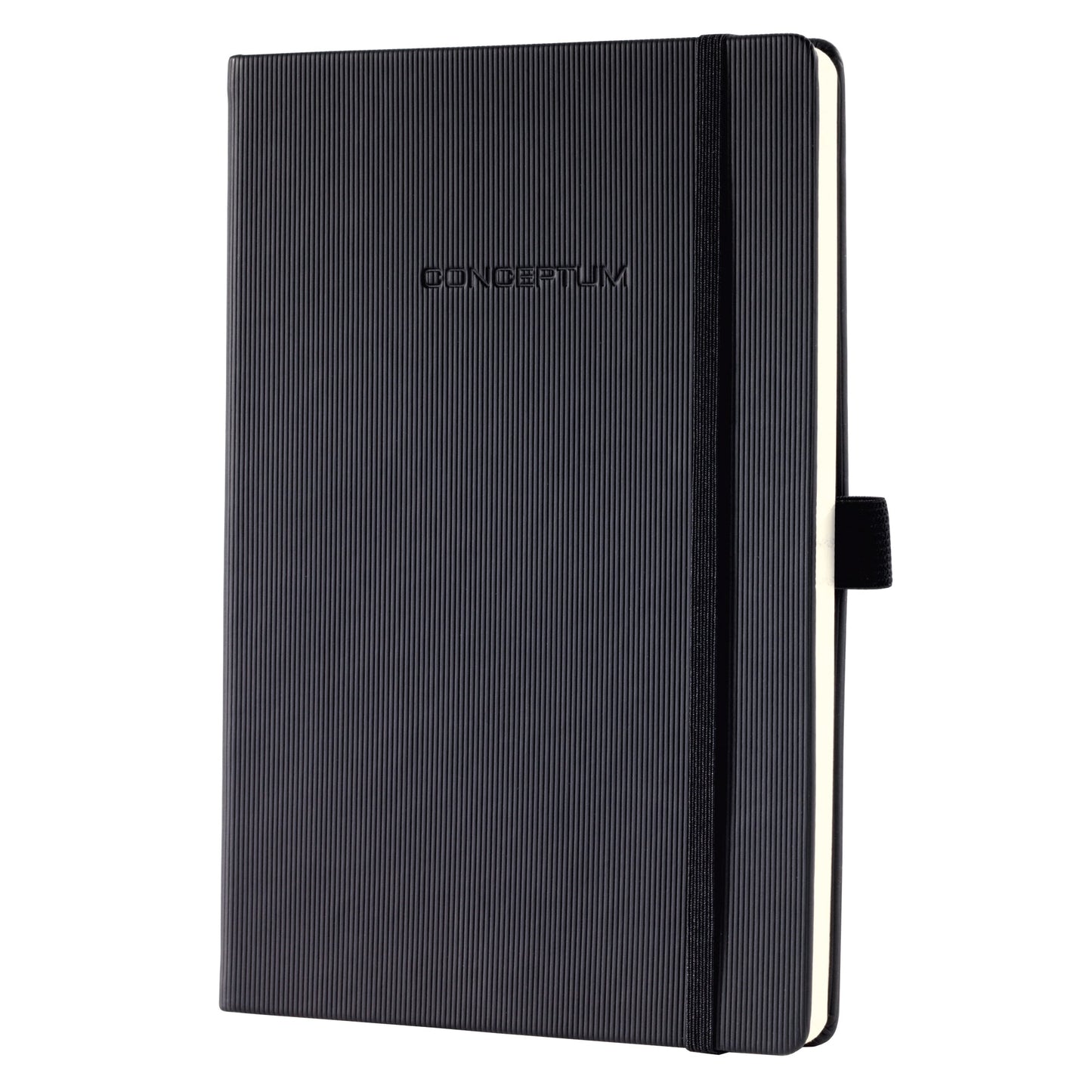 SIGEL Notizbuch Conceptum ca. DIN A5 blanko schwarz 97 Bl.
