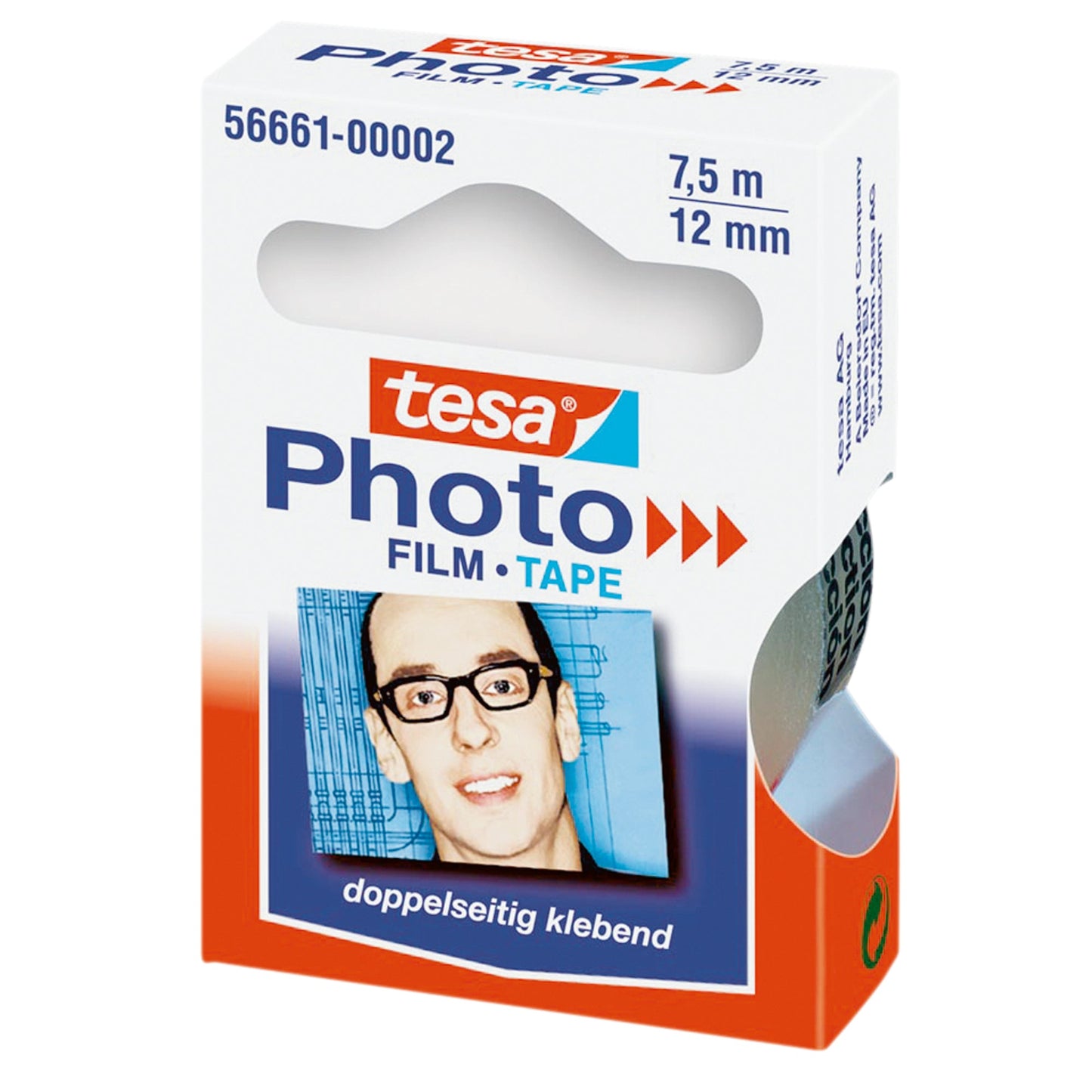 tesa® Klebefilm Photo® Film 12 mm x 7,5 m (B x L) beidseitig klebend ohne Lösungsmittel Polyacryl transparent