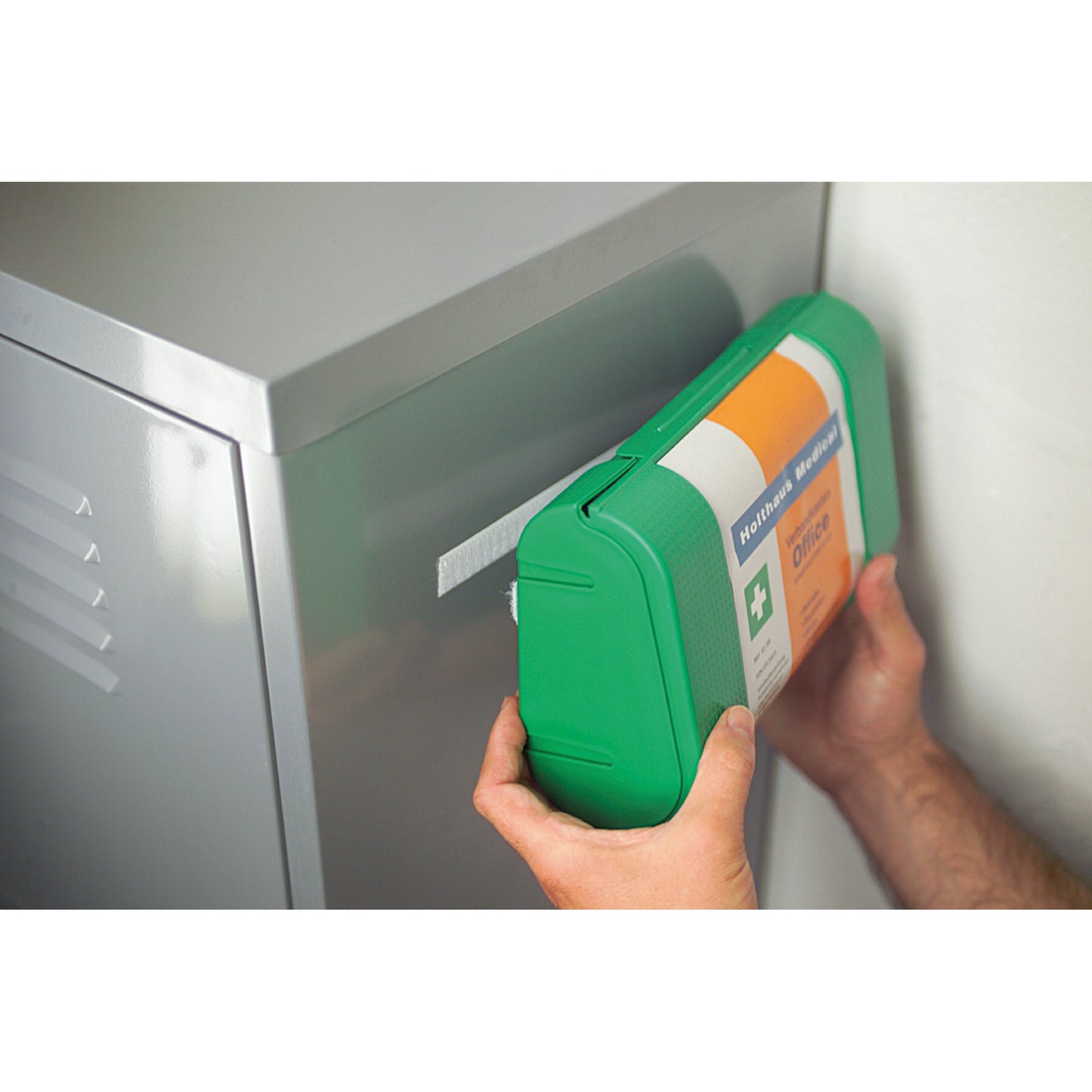 tesa® Klettband On & Off 20 mm x 1 m (B x L) selbstklebend weiß