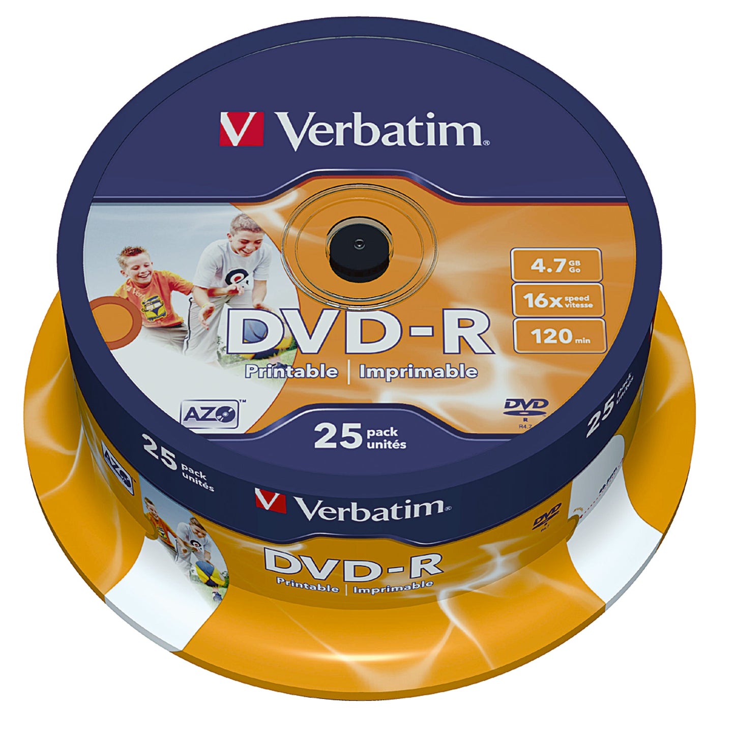 Verbatim DVD-R 120min 4,7Gbyte 16x 25 St./Pack.