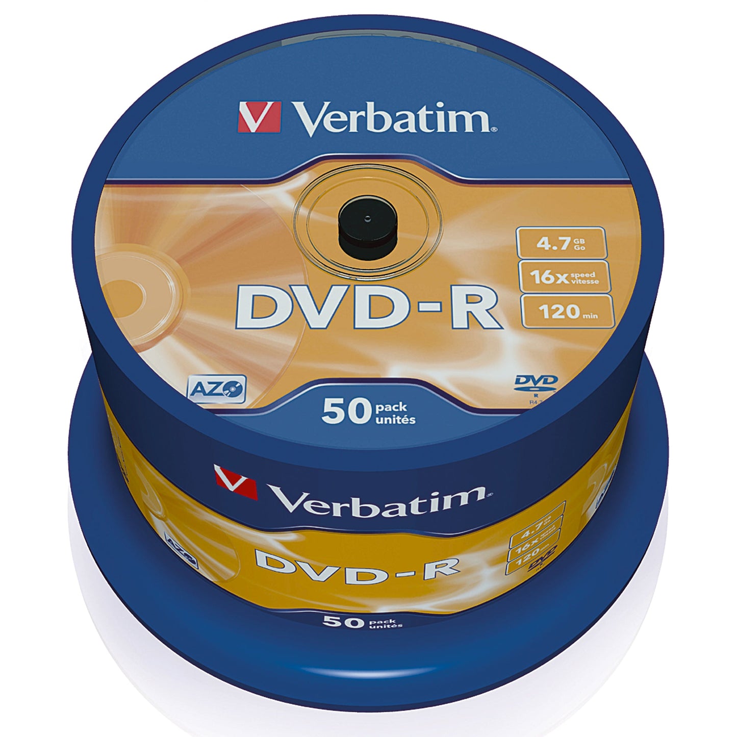 Verbatim DVD-R 120min 4,7Gbyte 16x 50 St./Pack.