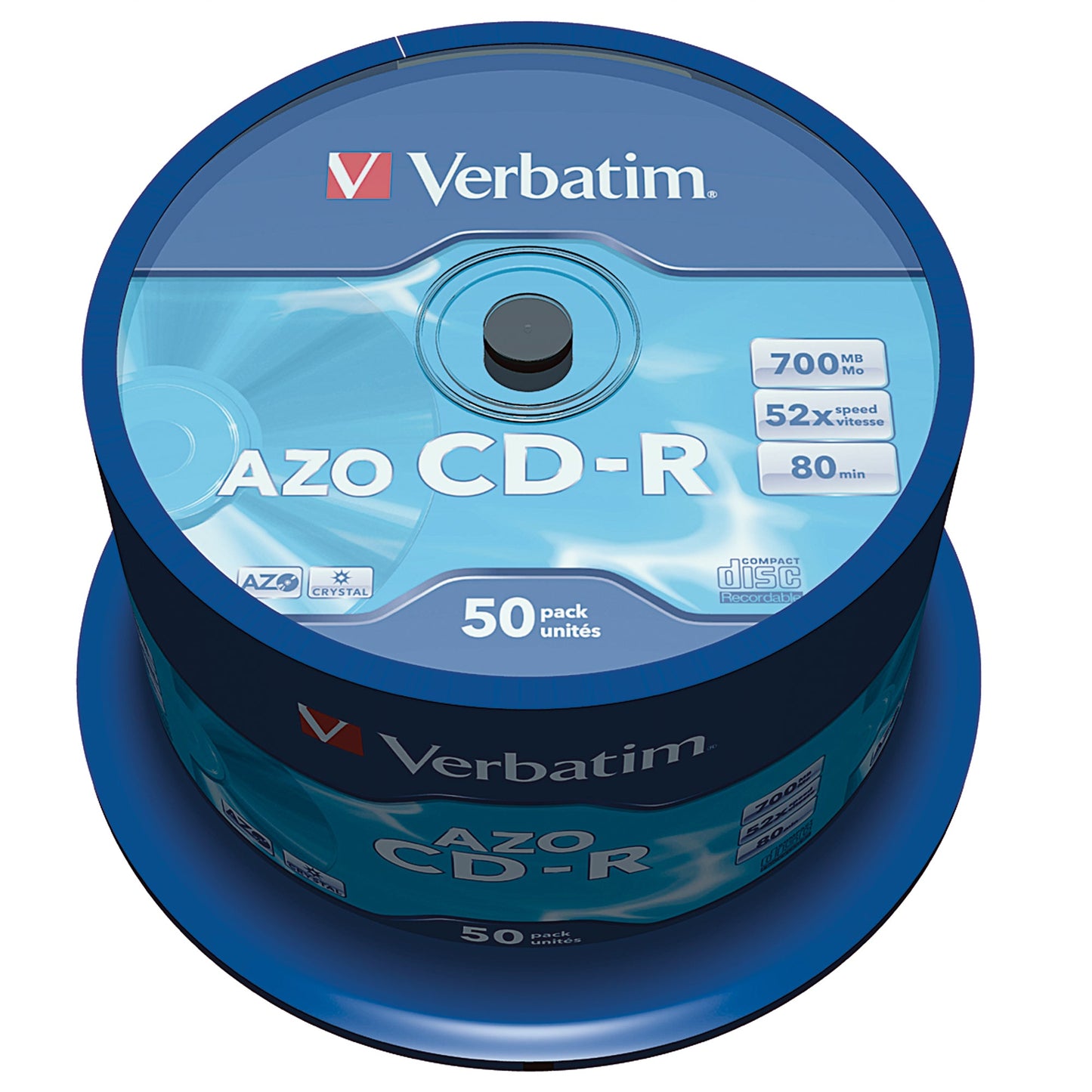 Verbatim CD-R 80min 700Mbyte 52x 50 St./Pack.