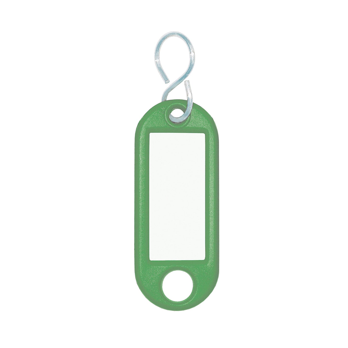 WEDO® Schlüsselanhänger 52 x 21 x 3 mm (B x H x T) S-Haken Kunststoff grün 100 St./Pack.