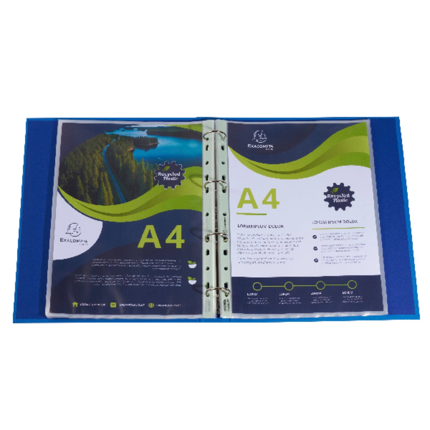 Exacompta Prospekthülle Forever® DIN A4 60µm oben offen Polypropylen, recycelt transparent 100 St./Pack.
