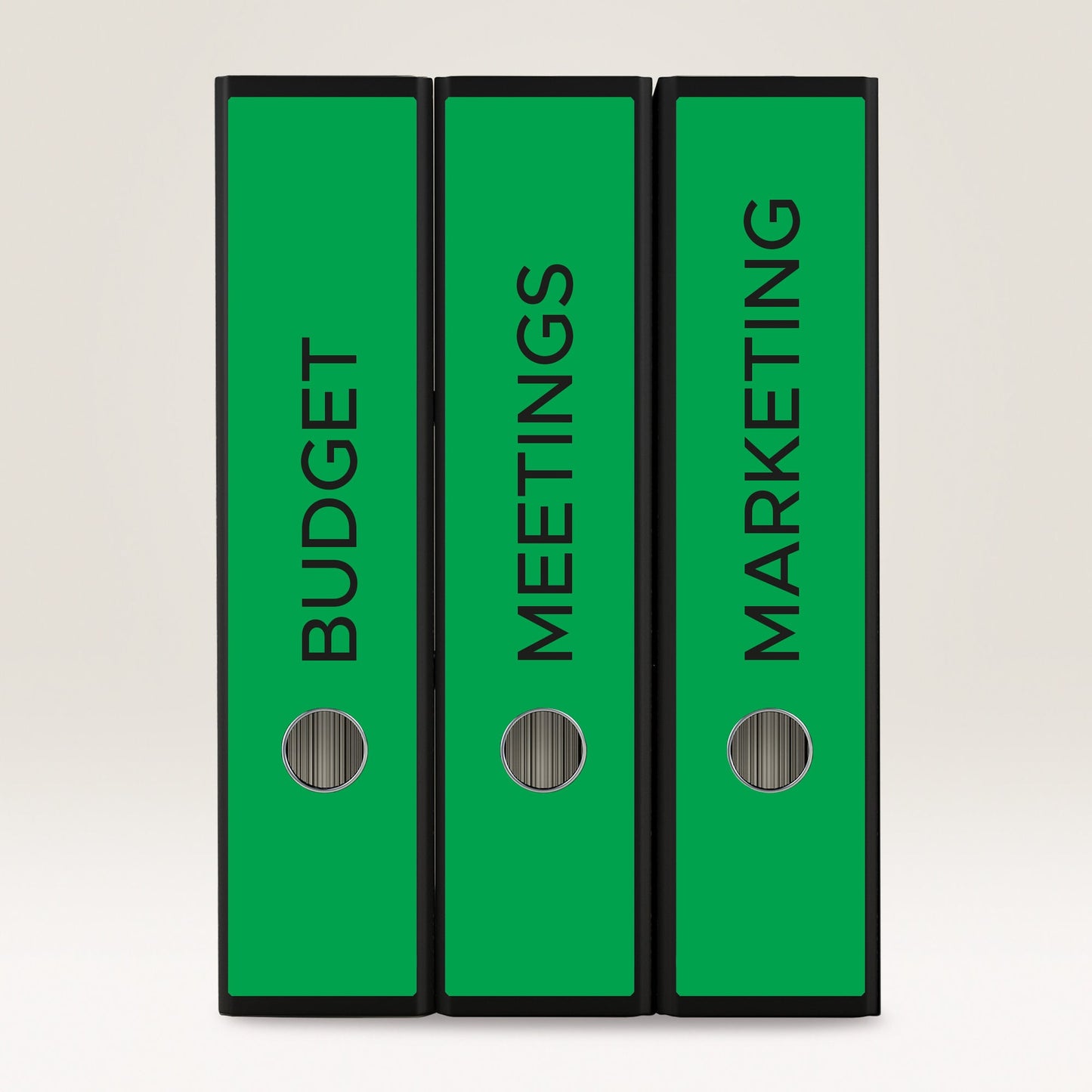 Avery Zweckform Ordnerrückenetikett ultragrip breit/lang 61 x 297 mm (B x H) selbstklebend mit Griffloch grün 60 Etik./Pack.