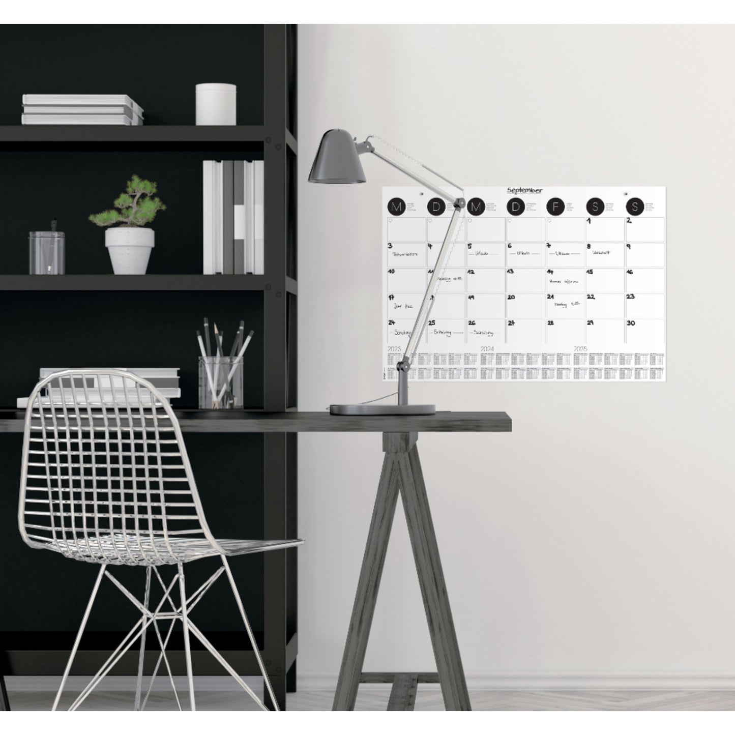 SIGEL Schreibunterlage 59,5 x 41 cm (B x H) mit Kalender 3 Jahre Papier weiß 12 Bl.