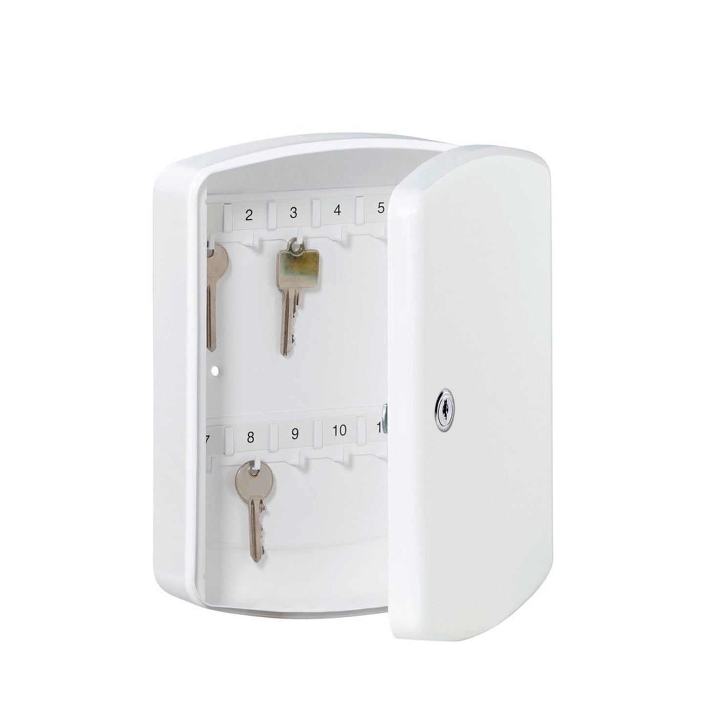 BURG-WÄCHTER Schlüsselschrank KB 24 20 x 25,5 x 7,5 cm (B x H x T) inkl. 2 Schlüssel Stahlblech schwarz