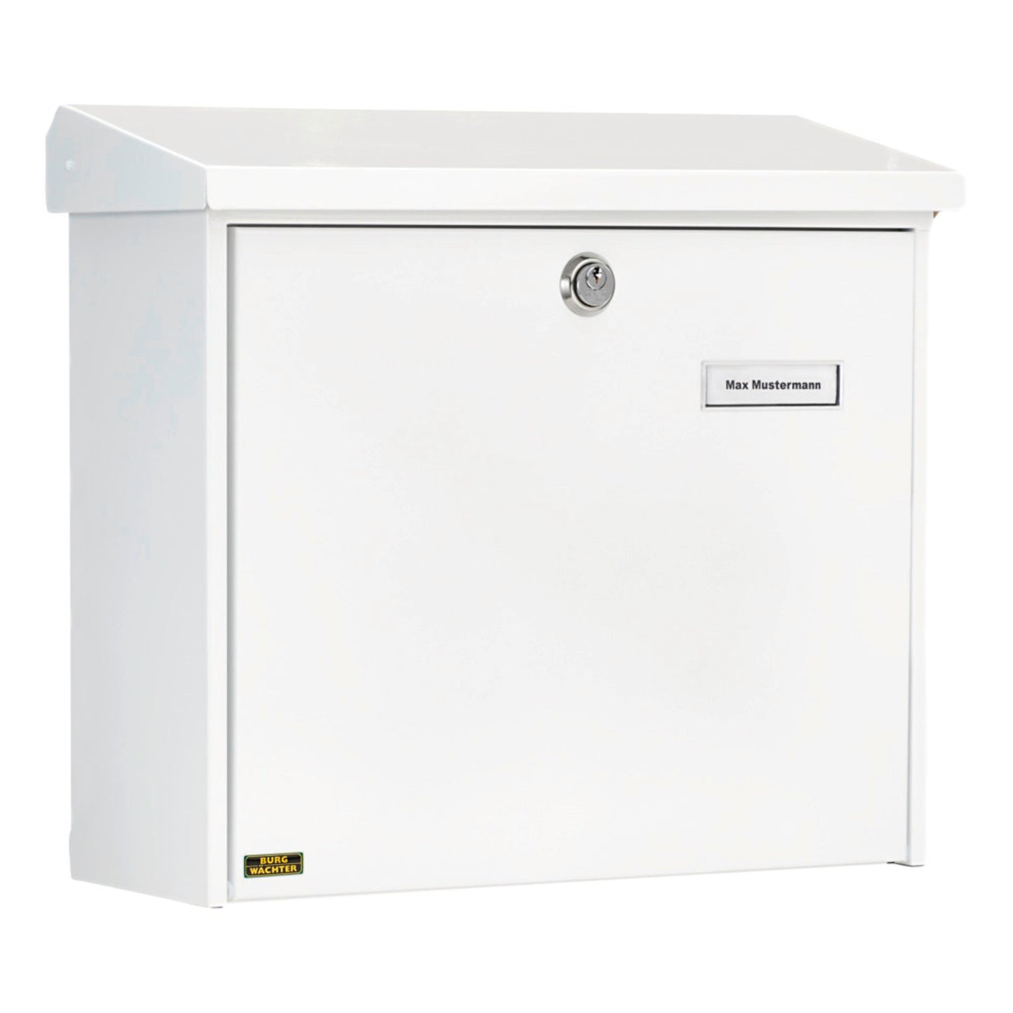BURG-WÄCHTER Briefkasten Comfort 913 Ni 38 x 34 x 14,8 cm (B x H x T) Stahlblech weiß, pulverbeschichtet