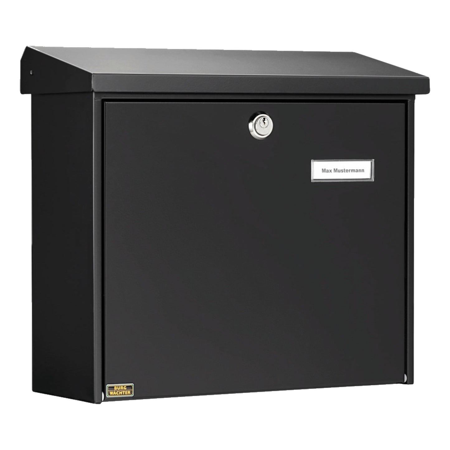 BURG-WÄCHTER Briefkasten Comfort 913 Ni 38 x 34 x 14,8 cm (B x H x T) Stahlblech schwarz, pulverbeschichtet