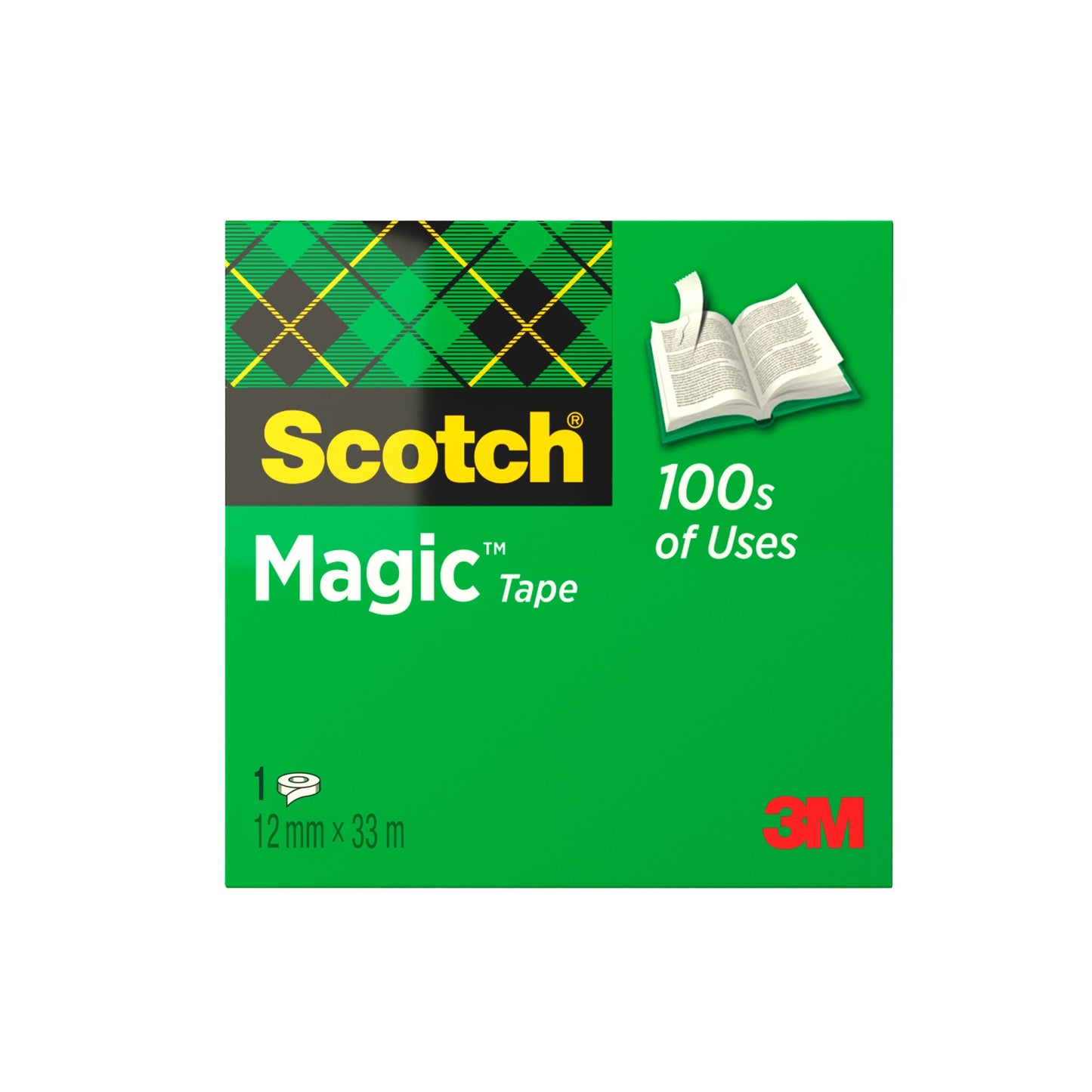 Scotch® Klebefilm MagicT 810 12 mm x 33 m (B x L) einseitig klebend mit Lösungsmittel Zelluloseacetat transparent