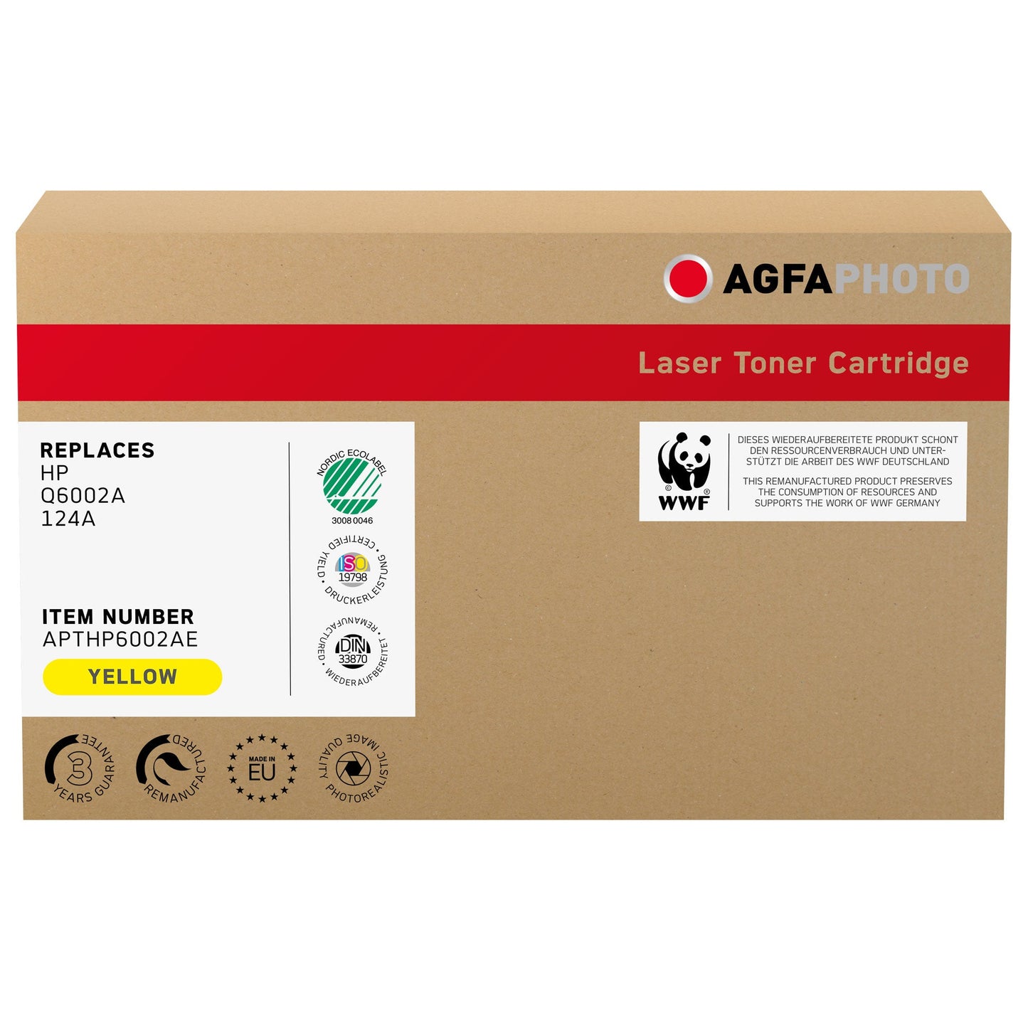 AgfaPhoto Toner kein Originalzubehör Kompatibel mit: HP 124A ca. 2.000 Seiten gelb