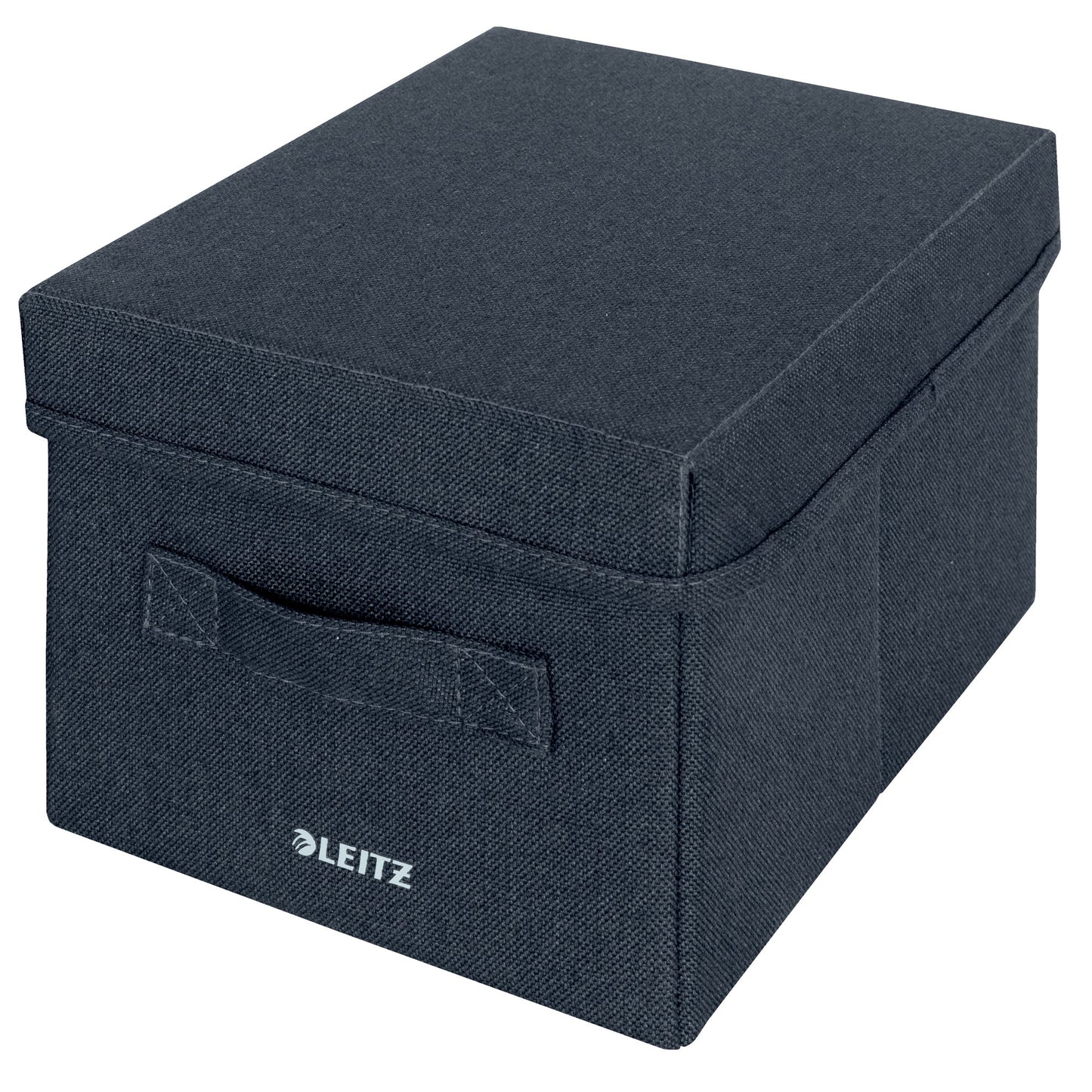 Leitz Aufbewahrungsbox Fabric klein 19 x 16 x 28,5 cm (B x H x T) Karton/Stoff samtgrau 2 St./Pack.