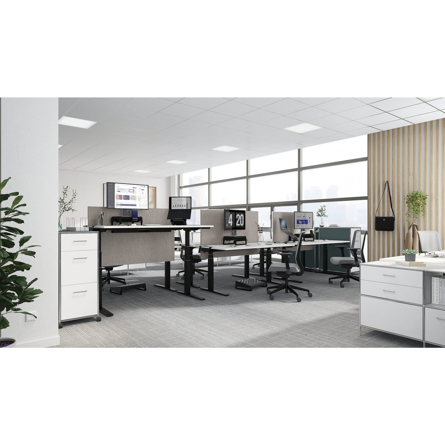 Fellowes® Notebookständer BreytaT höhenverstellbar Kunststoff, 100 % recycelbar schwarz