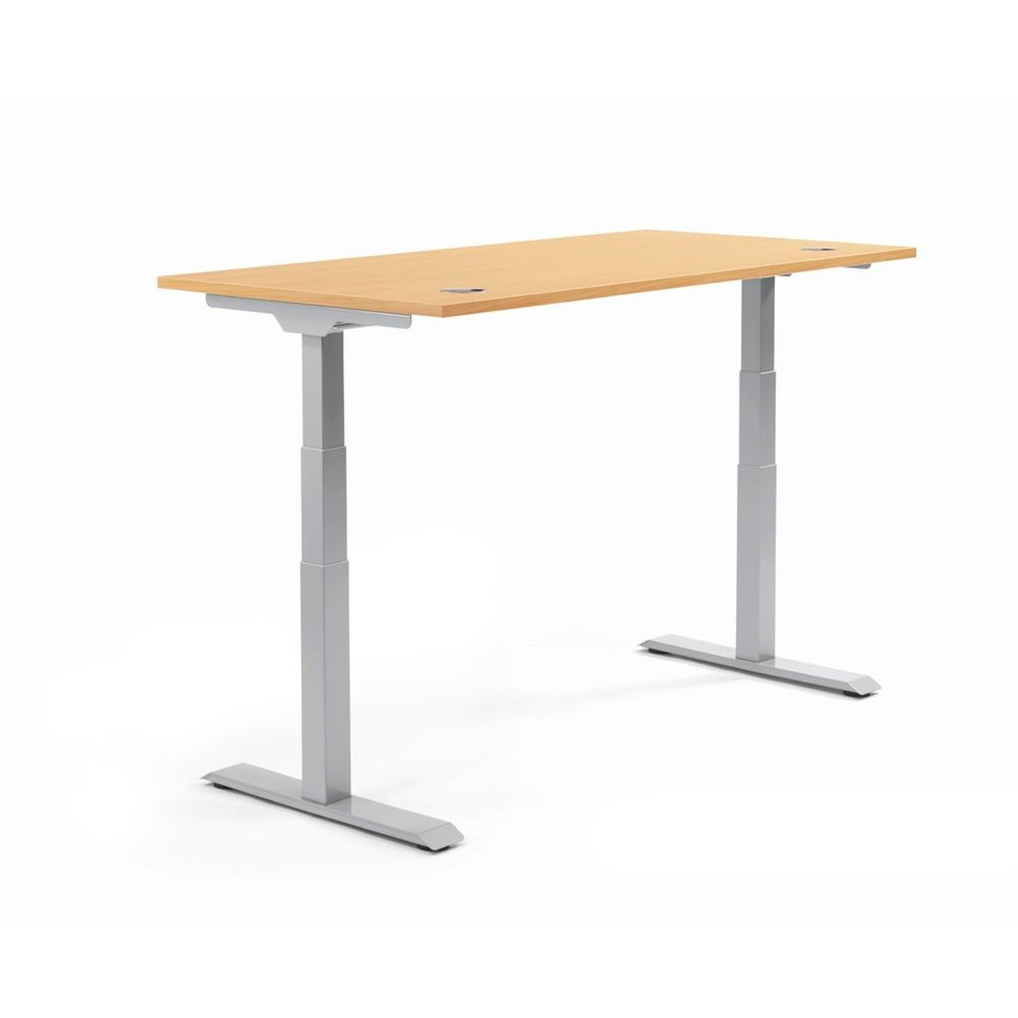 Schreibtisch FLEX MODUL Maße: 1.600 x 605-1.255 x 800 mm (B x H x T) Spanplatte, melaminharzbeschichtet buche