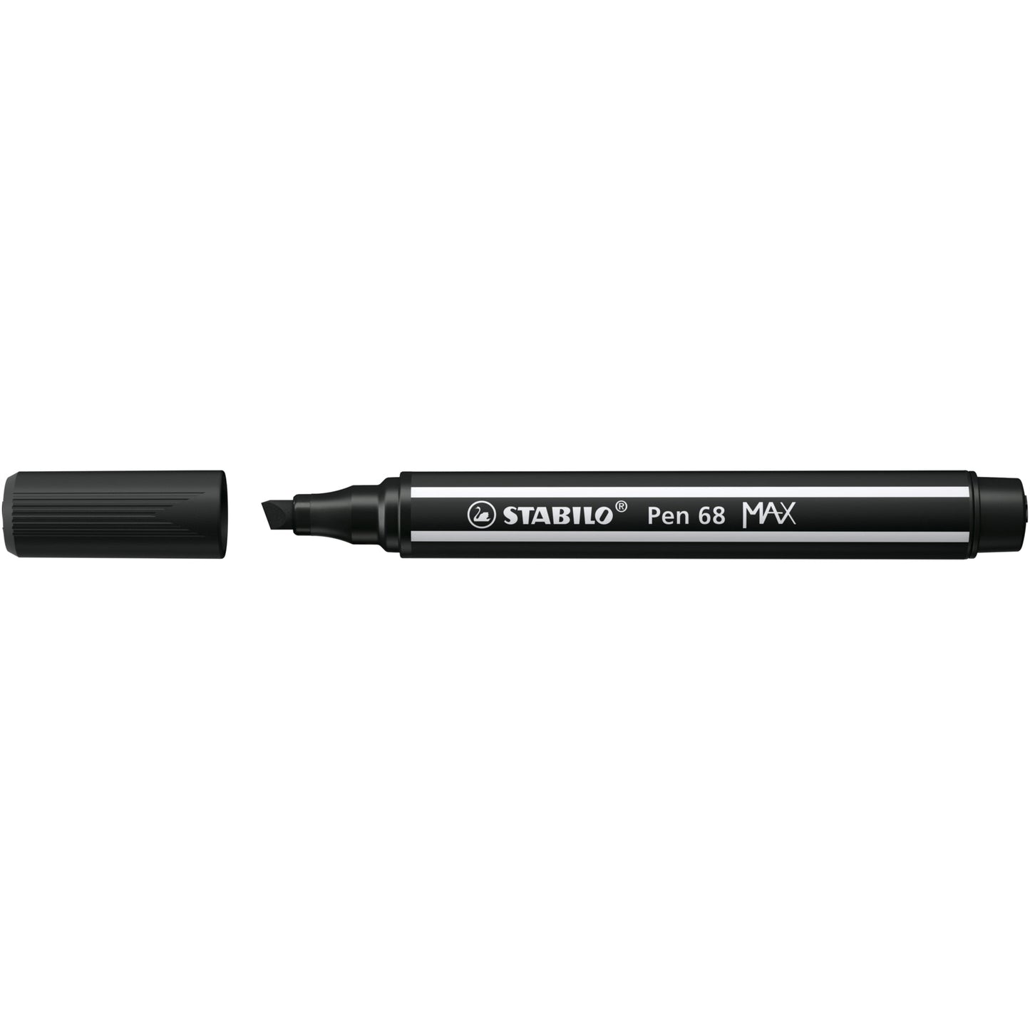 STABILO® Fasermaler Pen 68 MAX 1-5mm schwarz nicht auswaschbar
