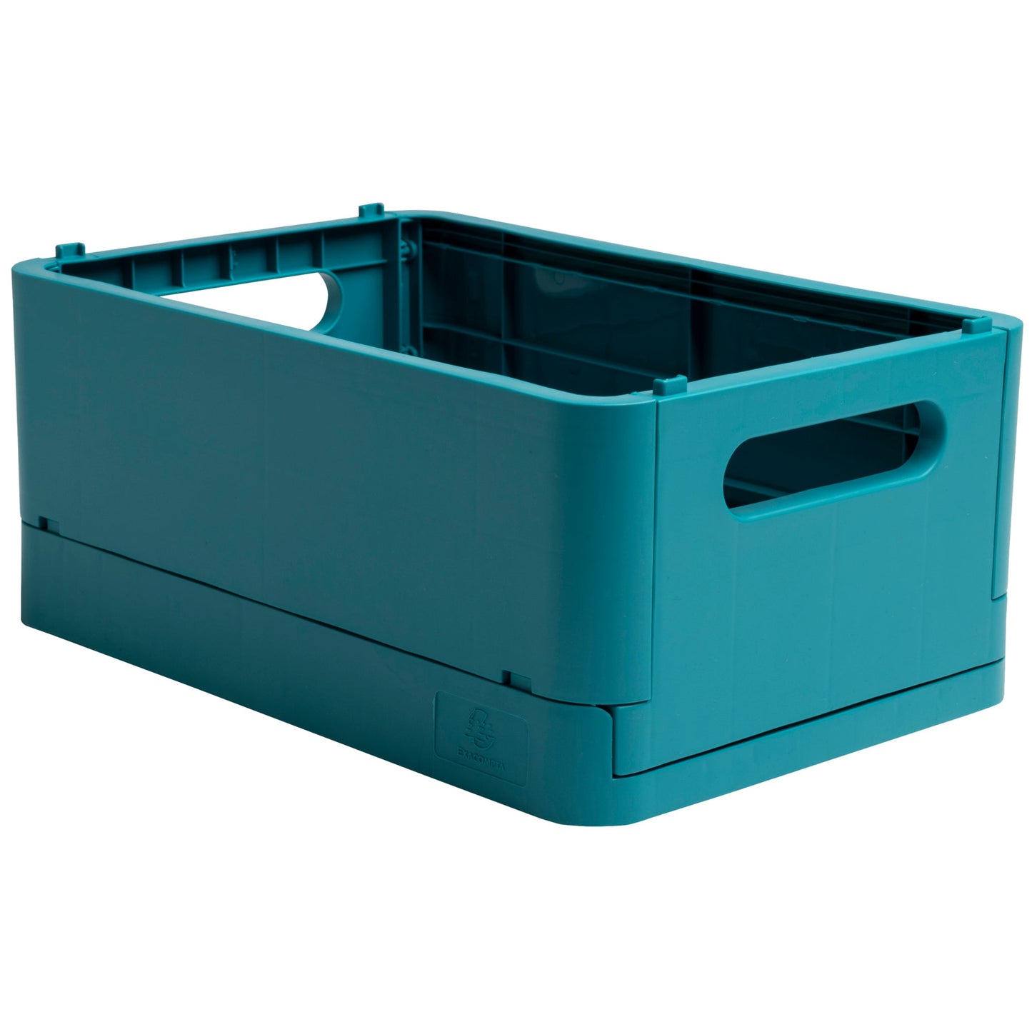 Exacompta Klappbox The Smart Case 27,6 x 12 x 18,8 cm (B x H x T) Polypropylen pazifikblau
