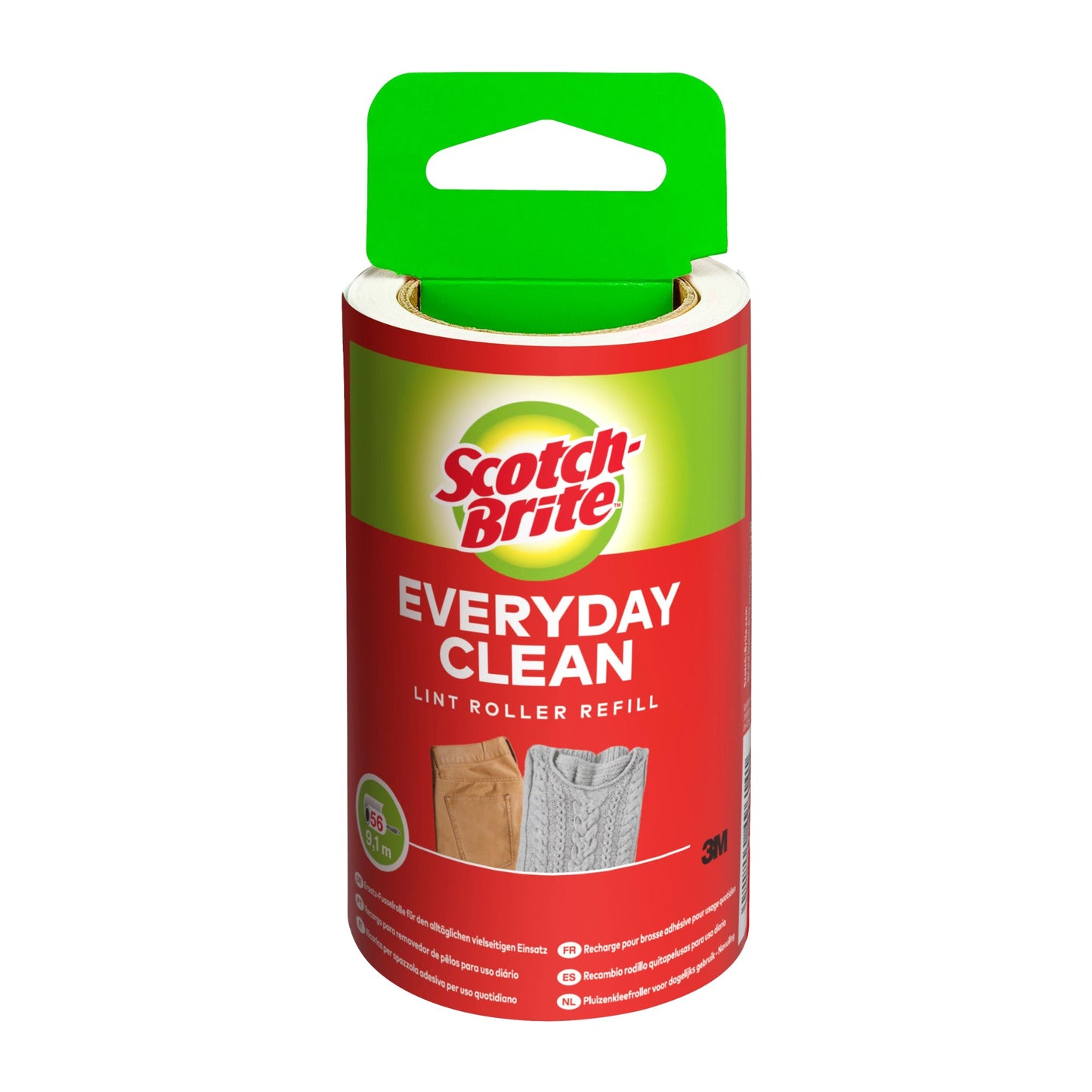 Scotch-Brite(TM) Ersatzrolle Everyday Clean Kunststoff 56 Bl.