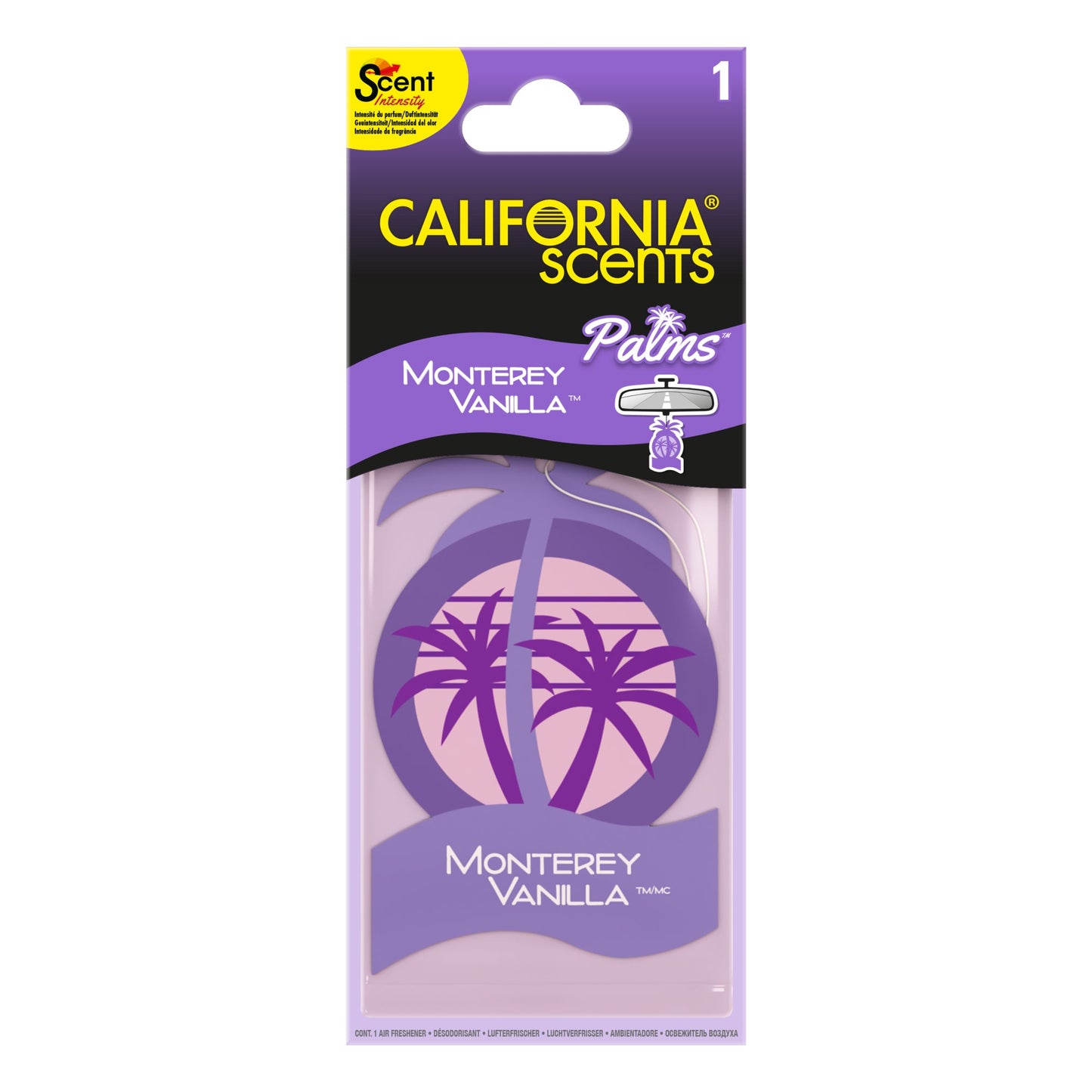 CALIFORNIA SCENTS Duftbaum Monterey Vanilla Palme