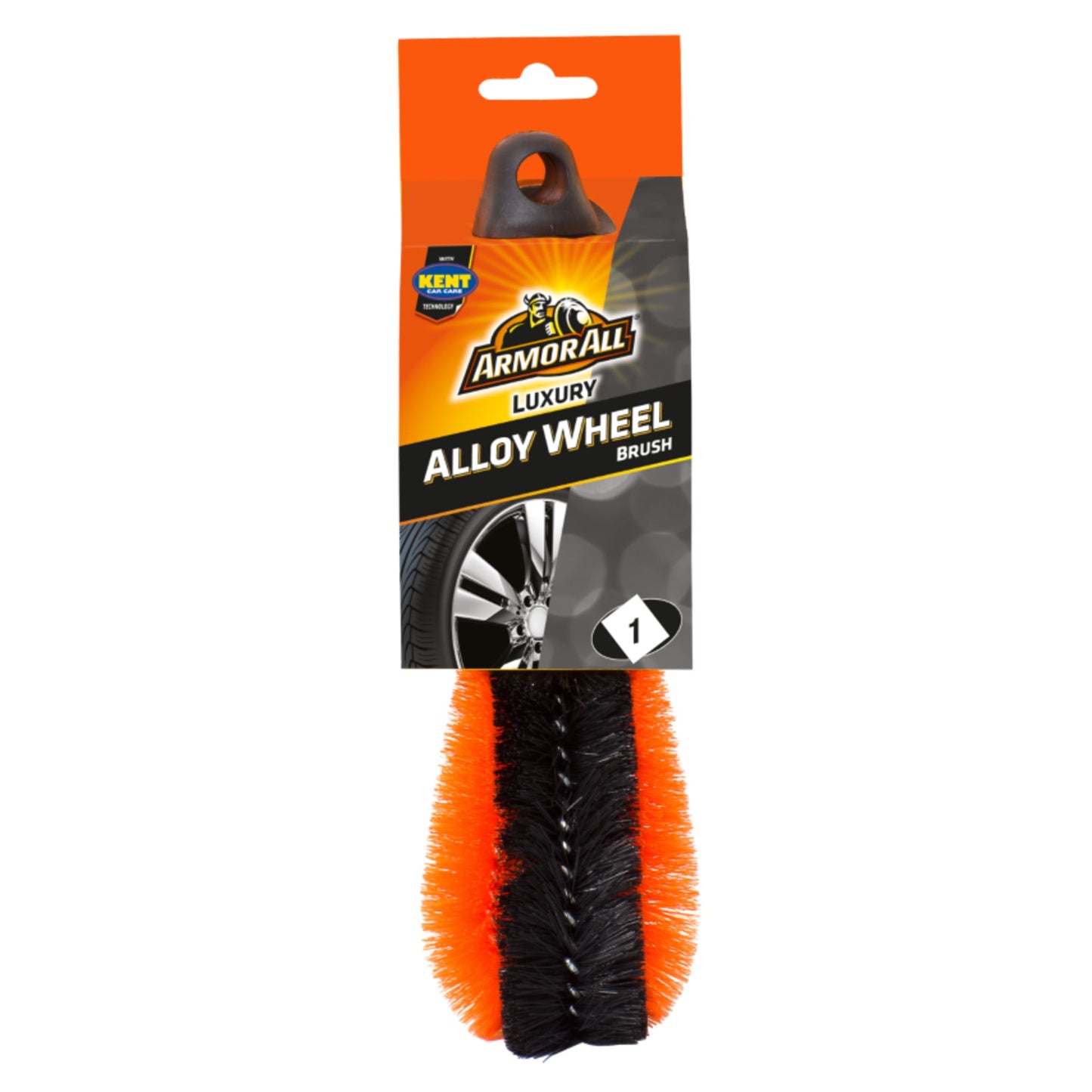 ARMOR ALL Felgenbürste Gummi schwarz/orange