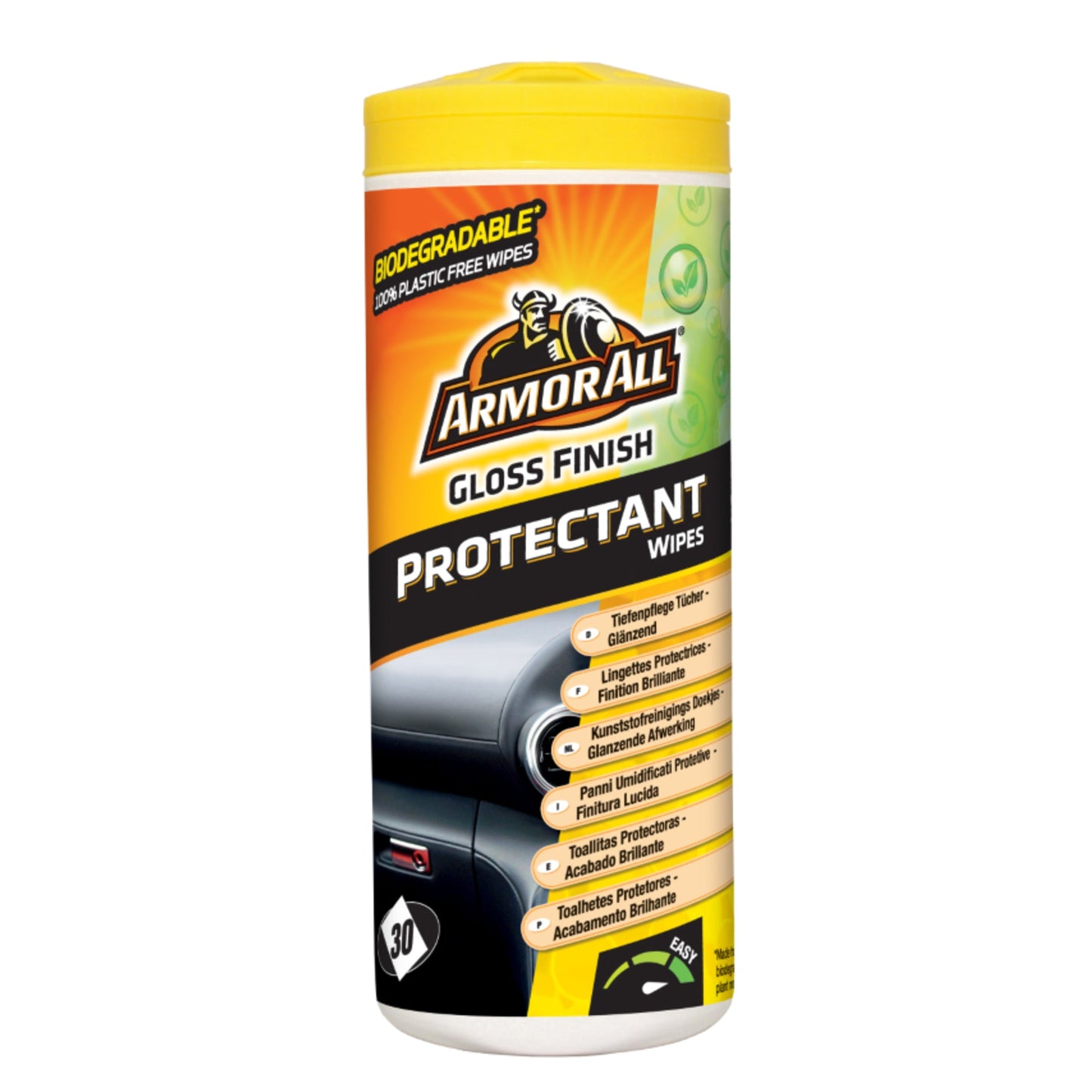ARMOR ALL Tiefenpflege Ultra ShineT PVC, Gummi, Kunststoff 30 St./Pack.