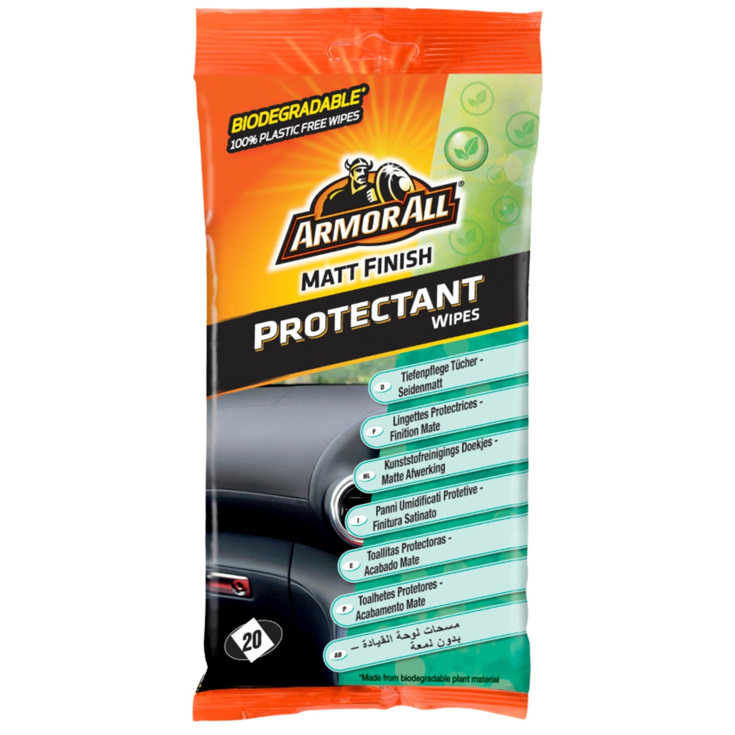 ARMOR ALL Tiefenpflege PVC, Gummi, Kunststoff 20 St./Pack.