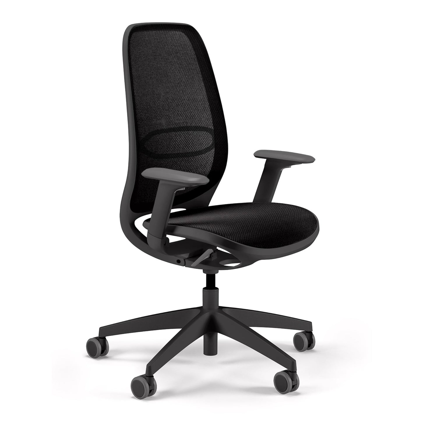 Sedus Bürodrehstuhl se:air 42-55cm Rolle ungebremst (für Hartboden) Kunststoff schwarz