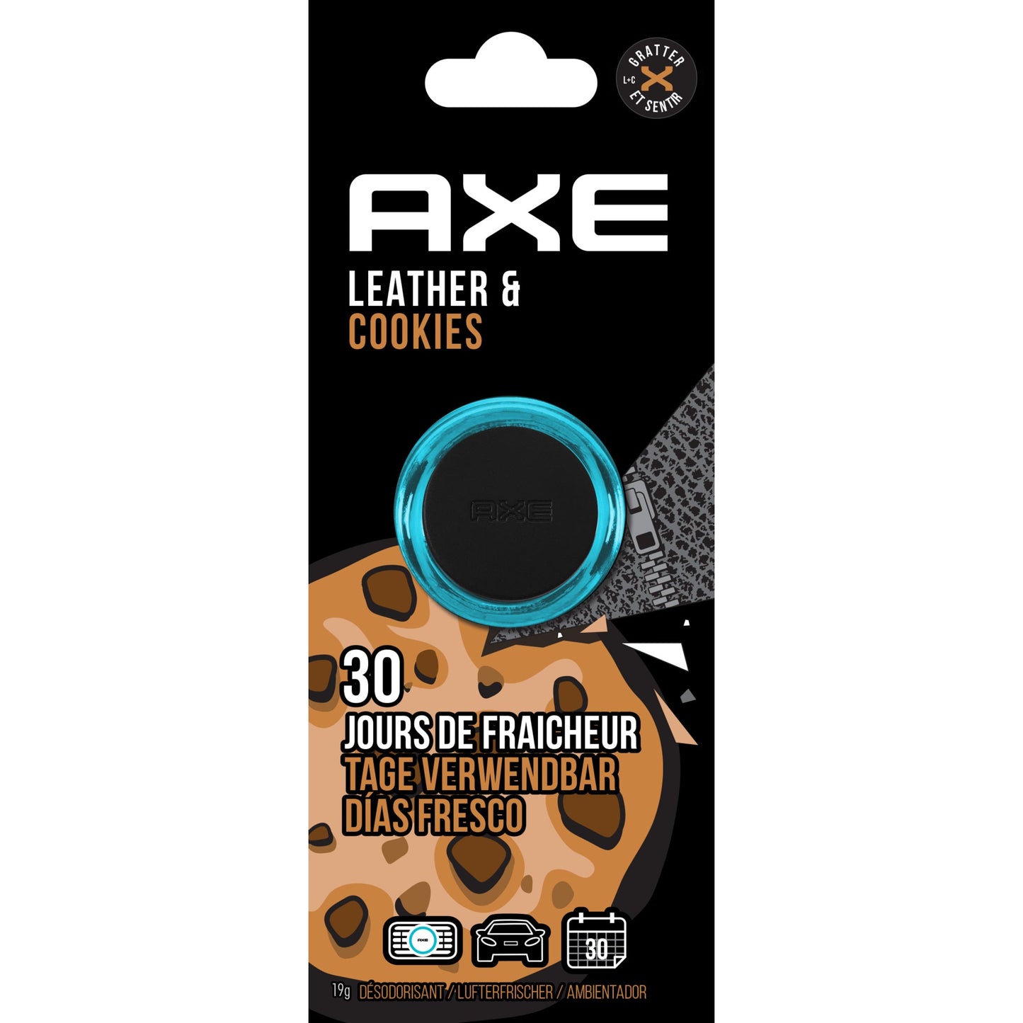 AXE Lufterfrischer Mini Vent Leather & Cookies