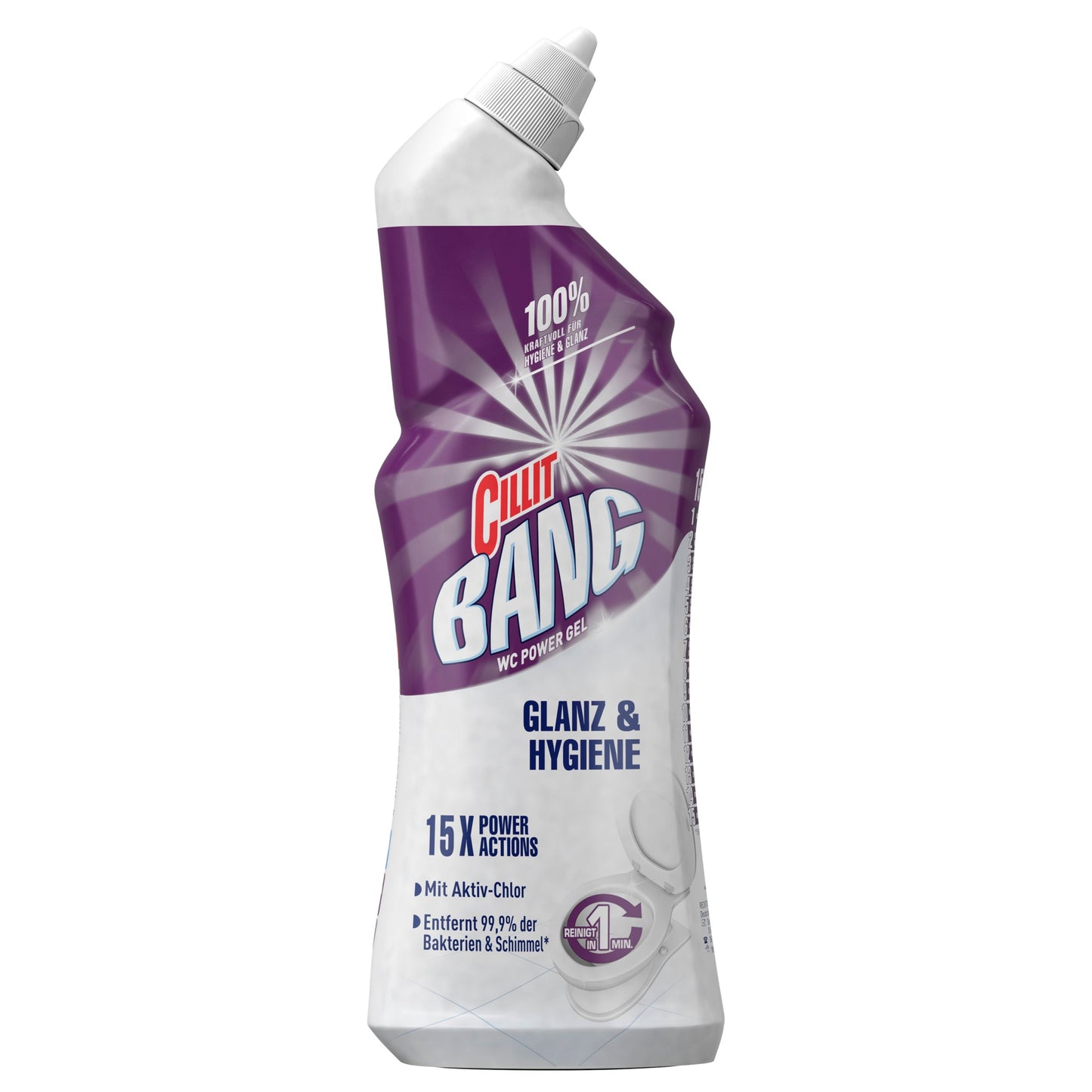 CILLIT BANG WC-Reiniger Power Glanz & Hygiene pH-Wert: 12,5-13,5 Flasche Kunststoff 0,75l