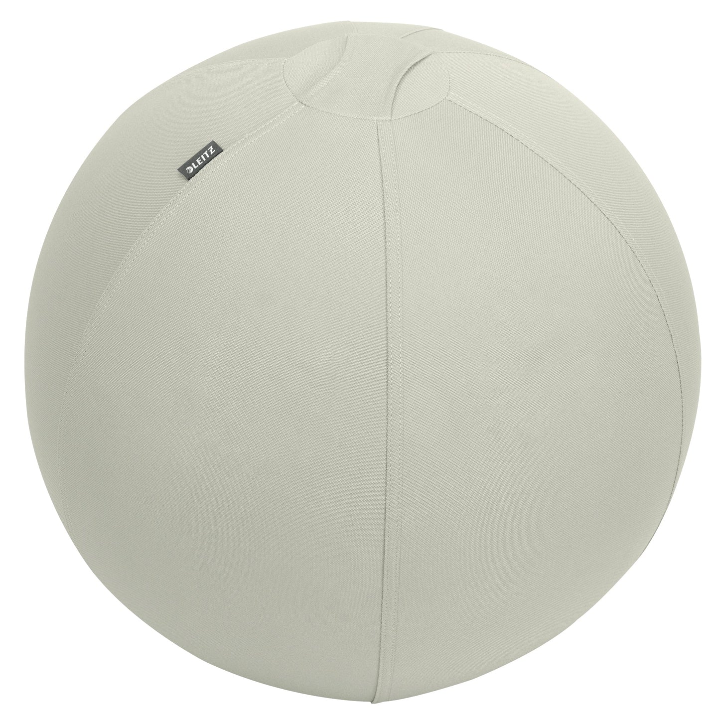 Leitz Sitzball Ergo Active 55cm inkl. Stoffüberzug, Handluftpumpe, 2 Verschlussstopfen, Stopfenentferner PVC, phtalatfrei 100 % Polyester hellgrau