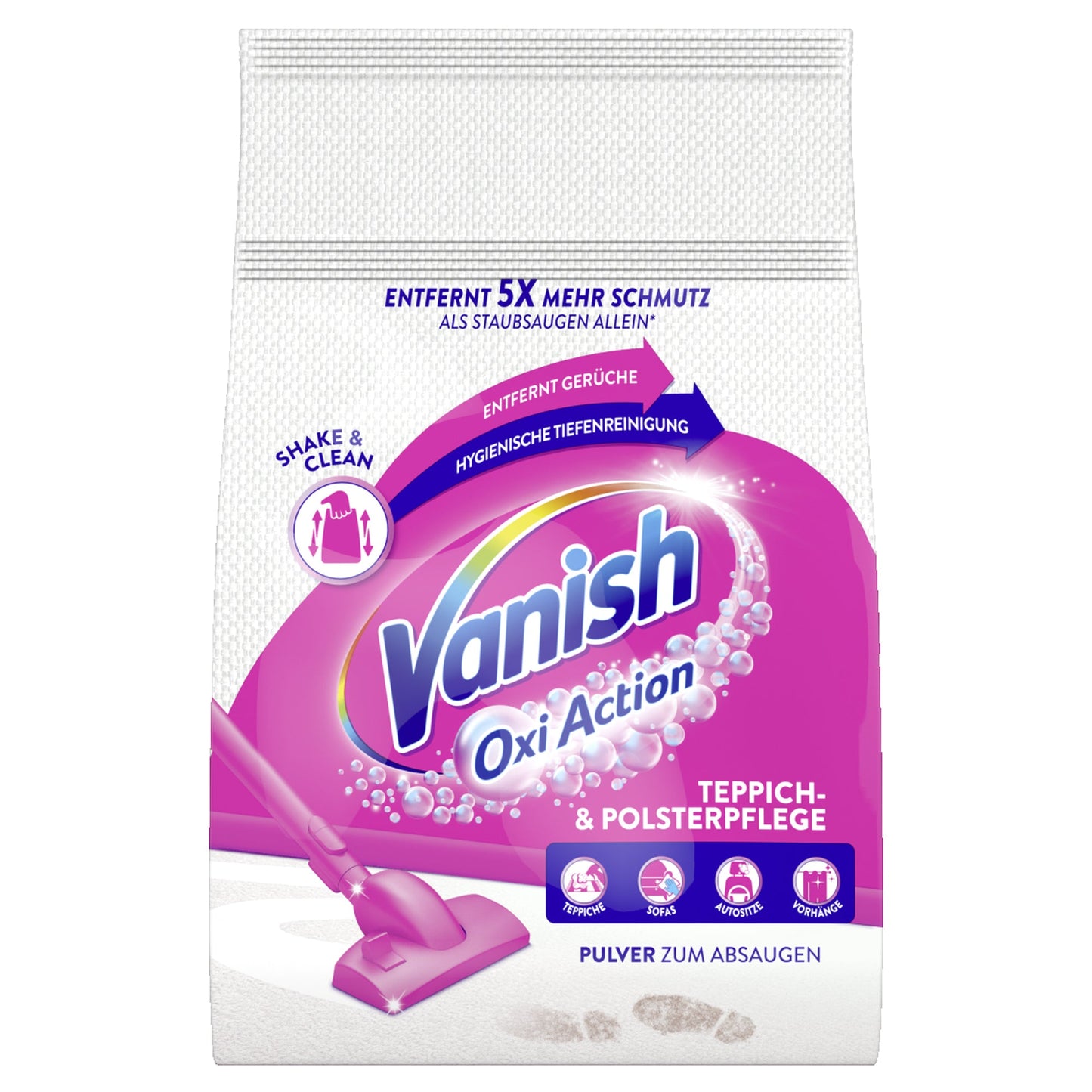 VANISH Teppichreiniger Oxi Action Pulver 820 g/Pack.