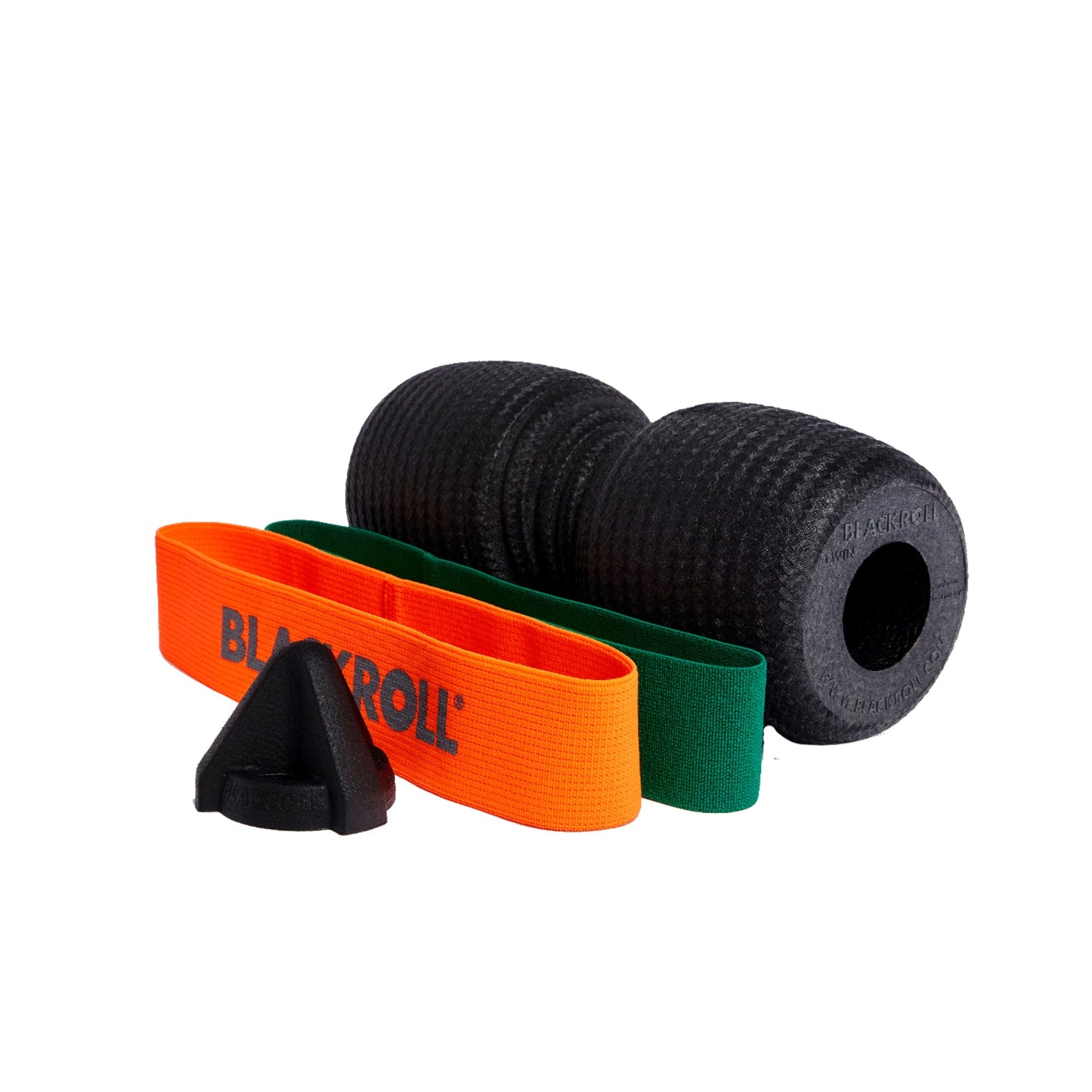 BLACKROLL Faszienrolle KNEE BOX 16 x 13 x 31,2 cm (B x H x T) inkl. 1 x BLACKROLL® TRIGGER mit handlichem Griff, 2 x BLACKROLL® LOOP BAND Trainingsband expandiertes Polypropylen schwarz