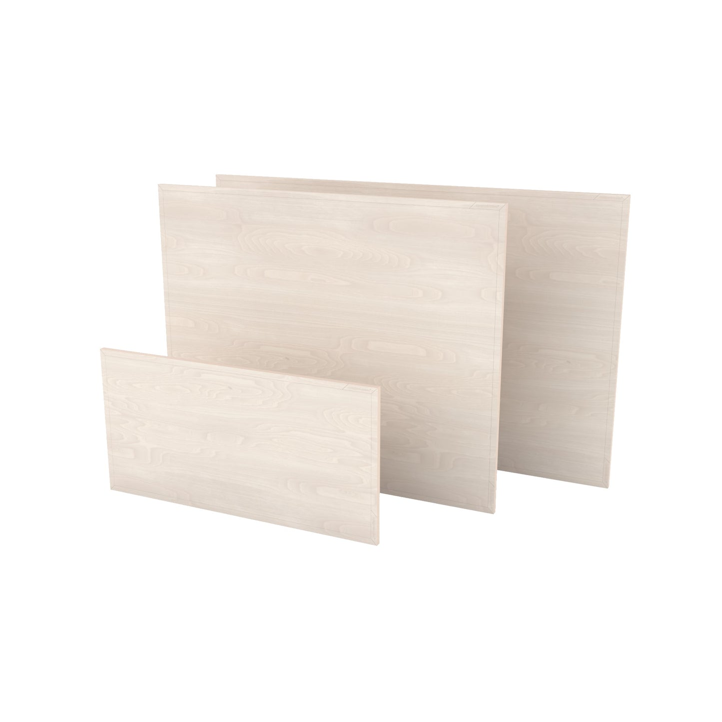 magnetoplan® Magnettafel Design Wood Series 96 x 48 cm (B x H) Birkenholz weiß