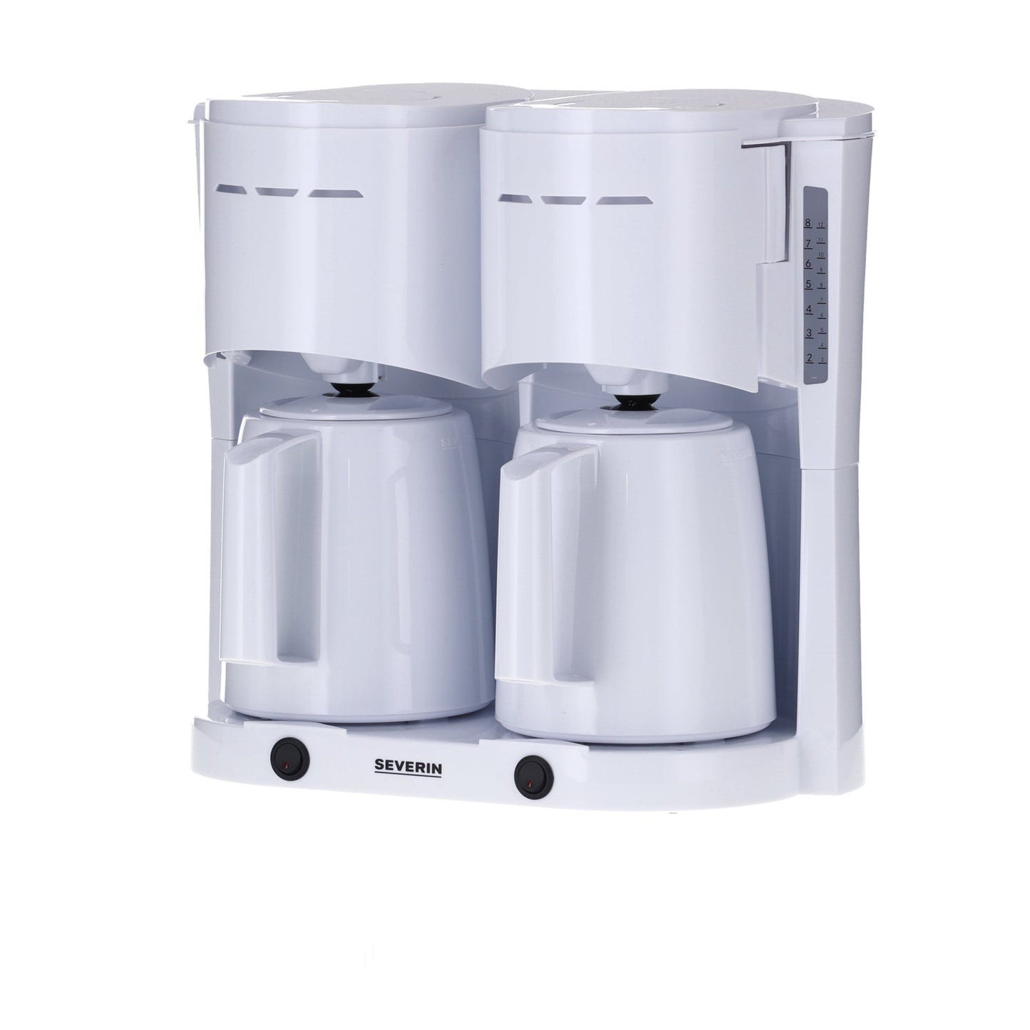SEVERIN Kaffeemaschine Duo 25,5 x 36,5 x 39,5 cm (B x H x T) Filtersystem Thermoskanne 2 x 8 Tassen