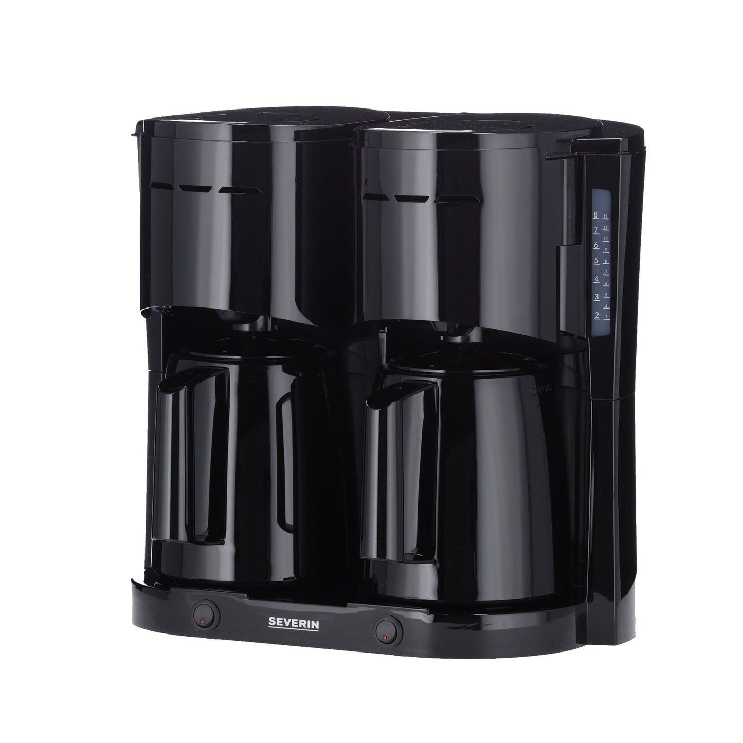 SEVERIN Kaffeemaschine Duo 25,5 x 36,5 x 39,5 cm (B x H x T) Filtersystem Thermoskanne 2 x 8 Tassen