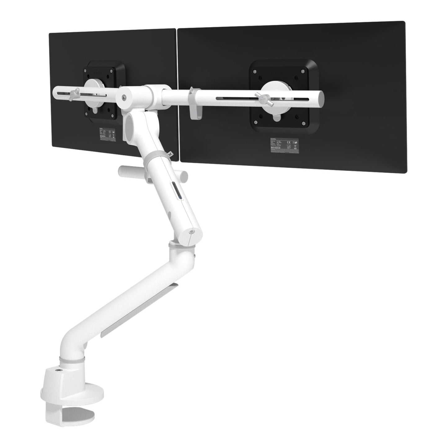 Dataflex Monitorschwenkarm Viewgo pro 2 x 4kg Stahl/Aluminium weiß