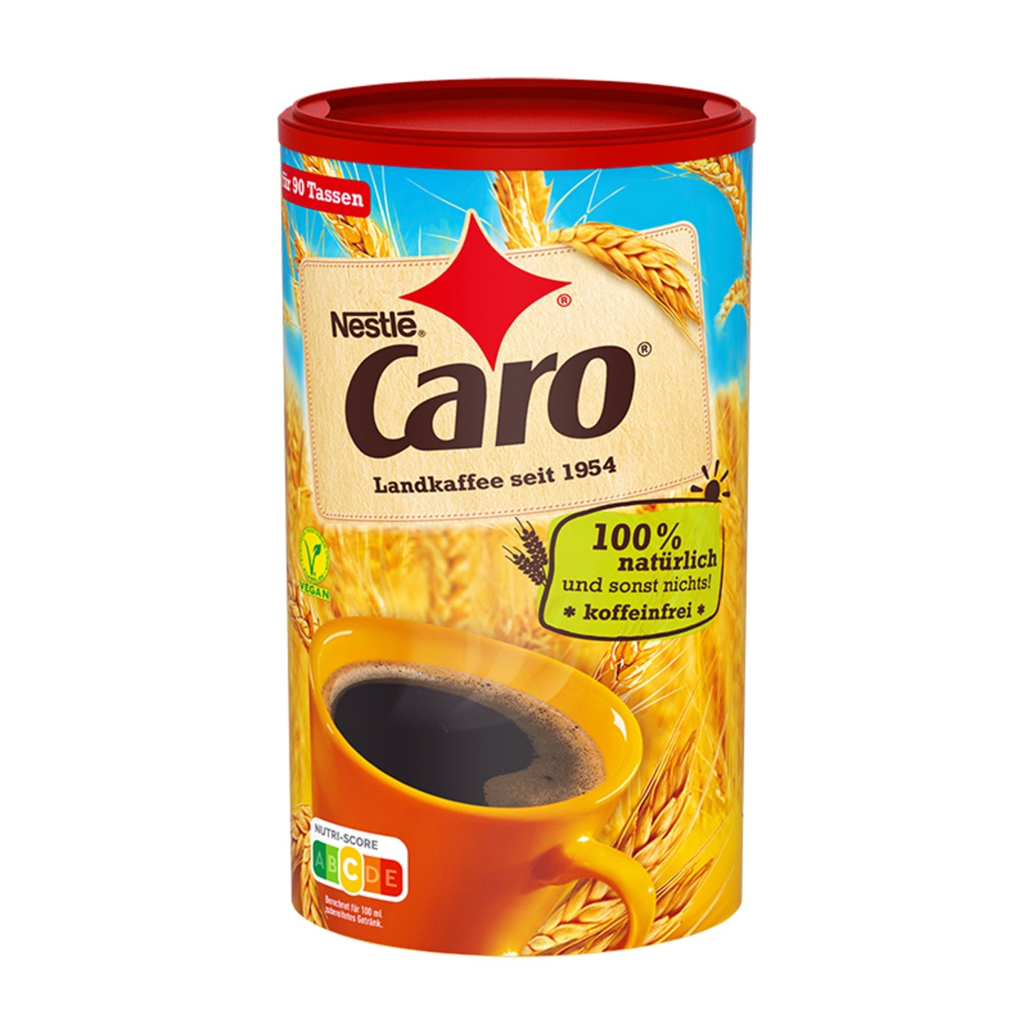 Caro® Kaffee entkoffeiniert löslich 200 g/Pack.