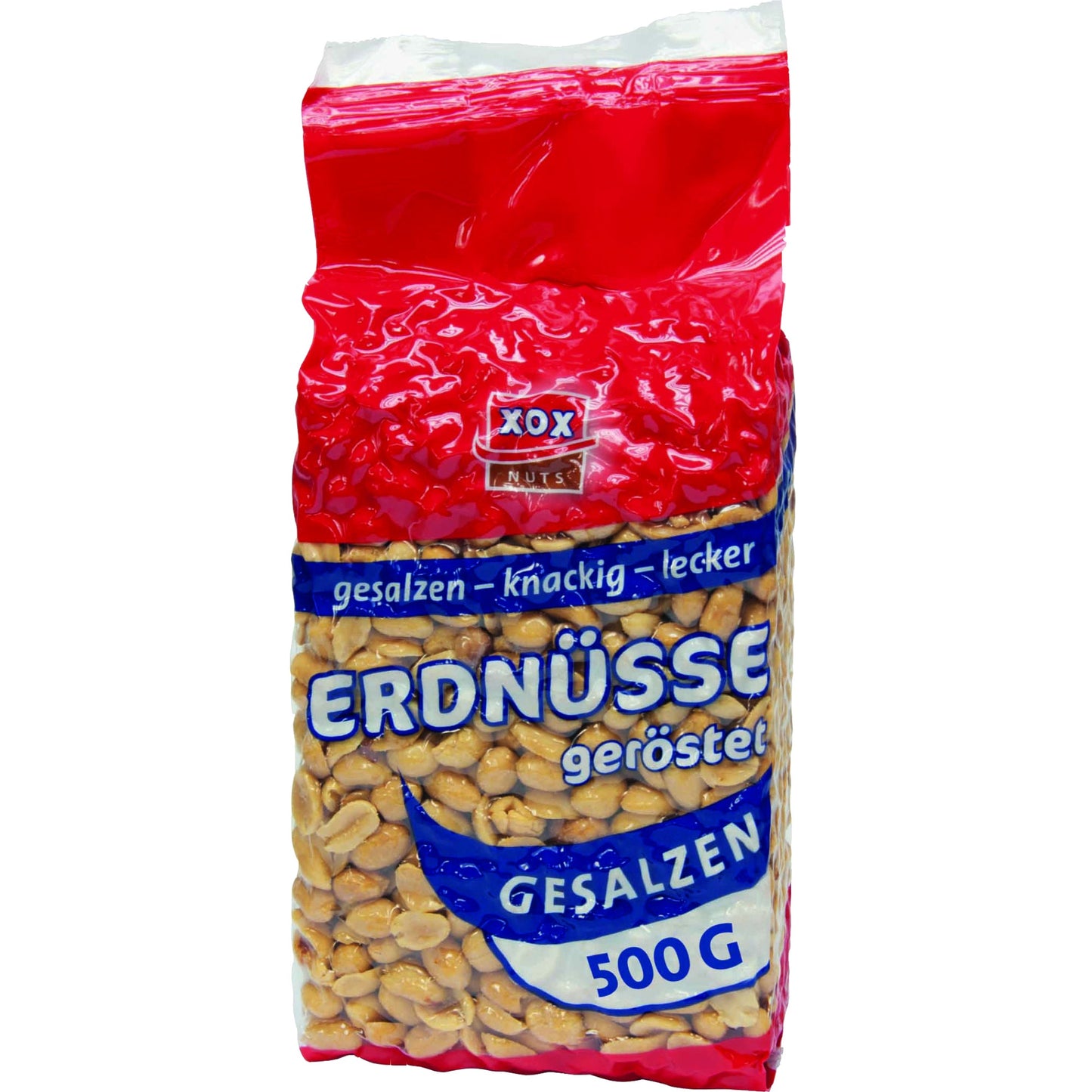 XOX Erdnüsse gesalzen Tüte 500 g/Pack.
