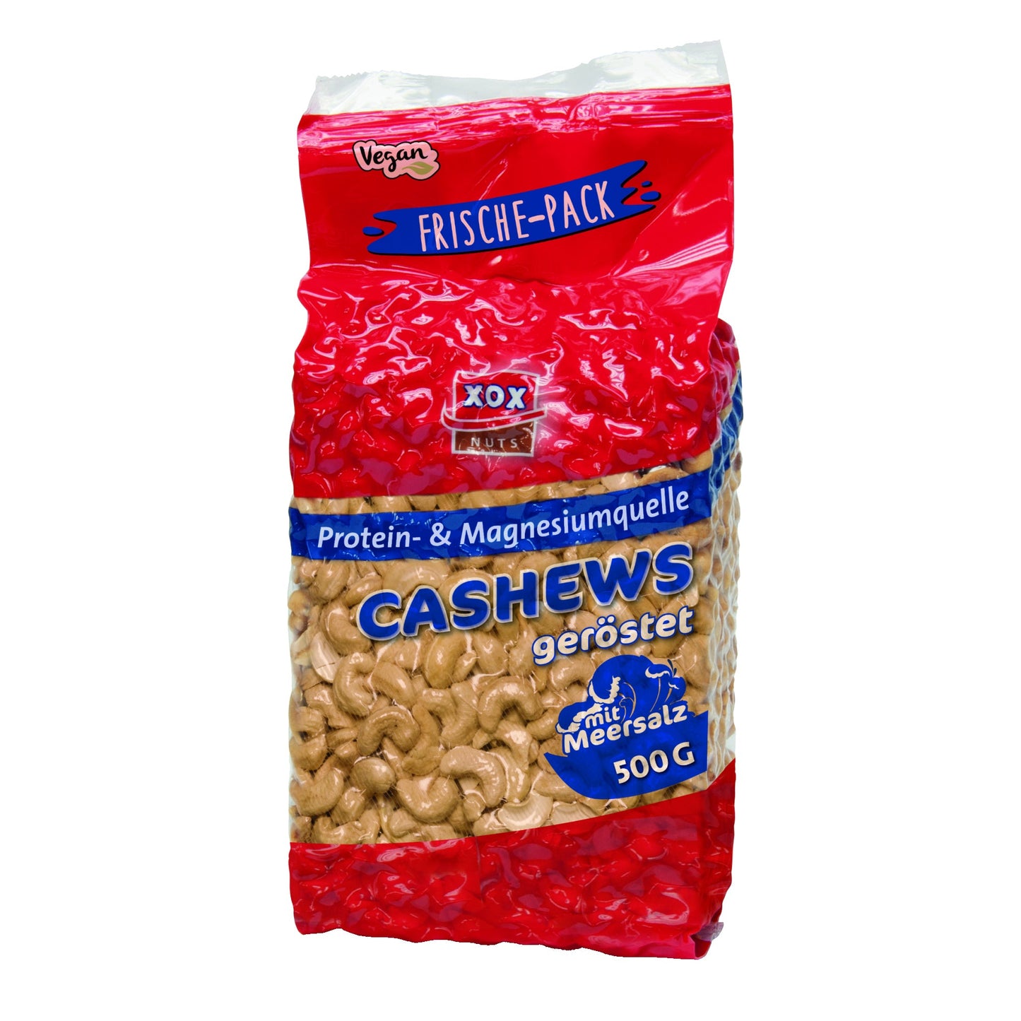 XOX Cashewkerne geröstet/gesalzen 500 g/Pack.