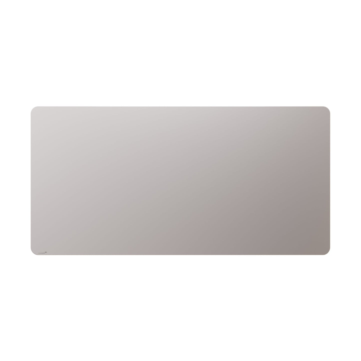 Legamaster Glasboard matte 200 x 100 x 0,4 cm (B x H x T) Tafel magnethaftend inkl. zwei superstarke Magnete (Ø 20 mm), ein Glasboardmarker edding95 Sicherheitsglas warmgrau